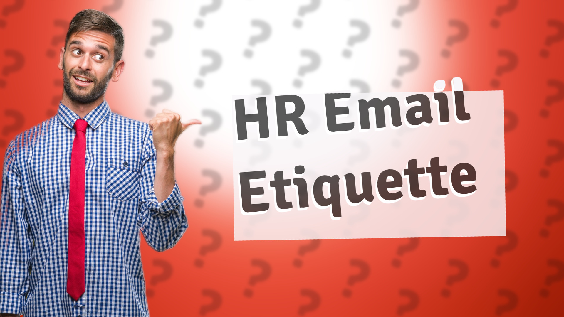 HR Email Etiquette