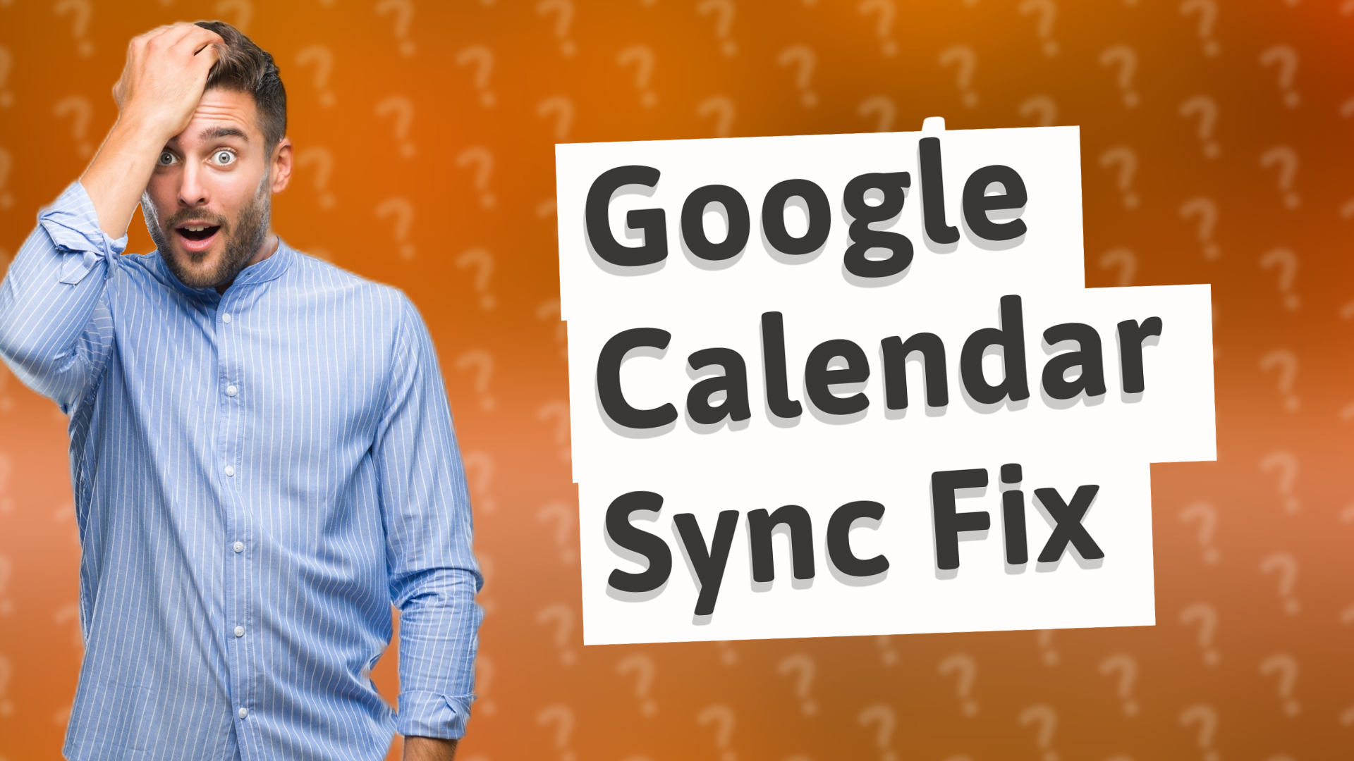 Google Calendar Sync Fix