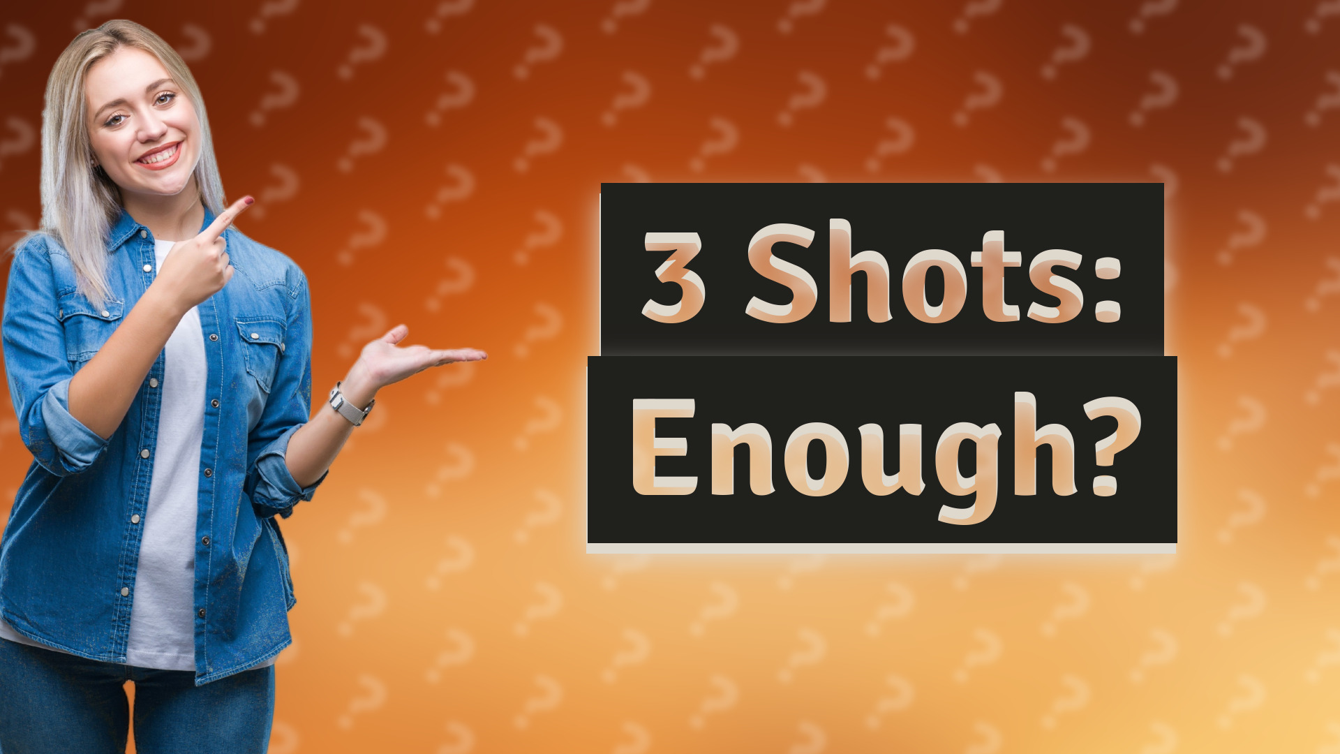 3 Shots: Enough?