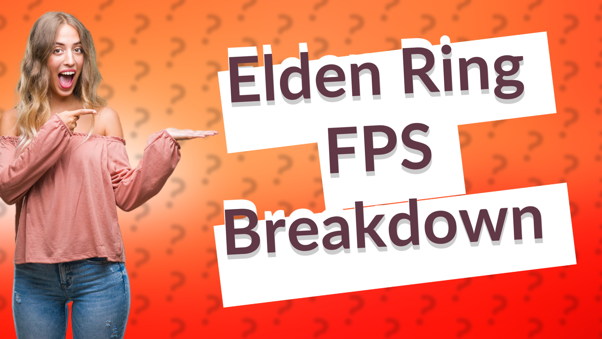 Elden Ring FPS Breakdown