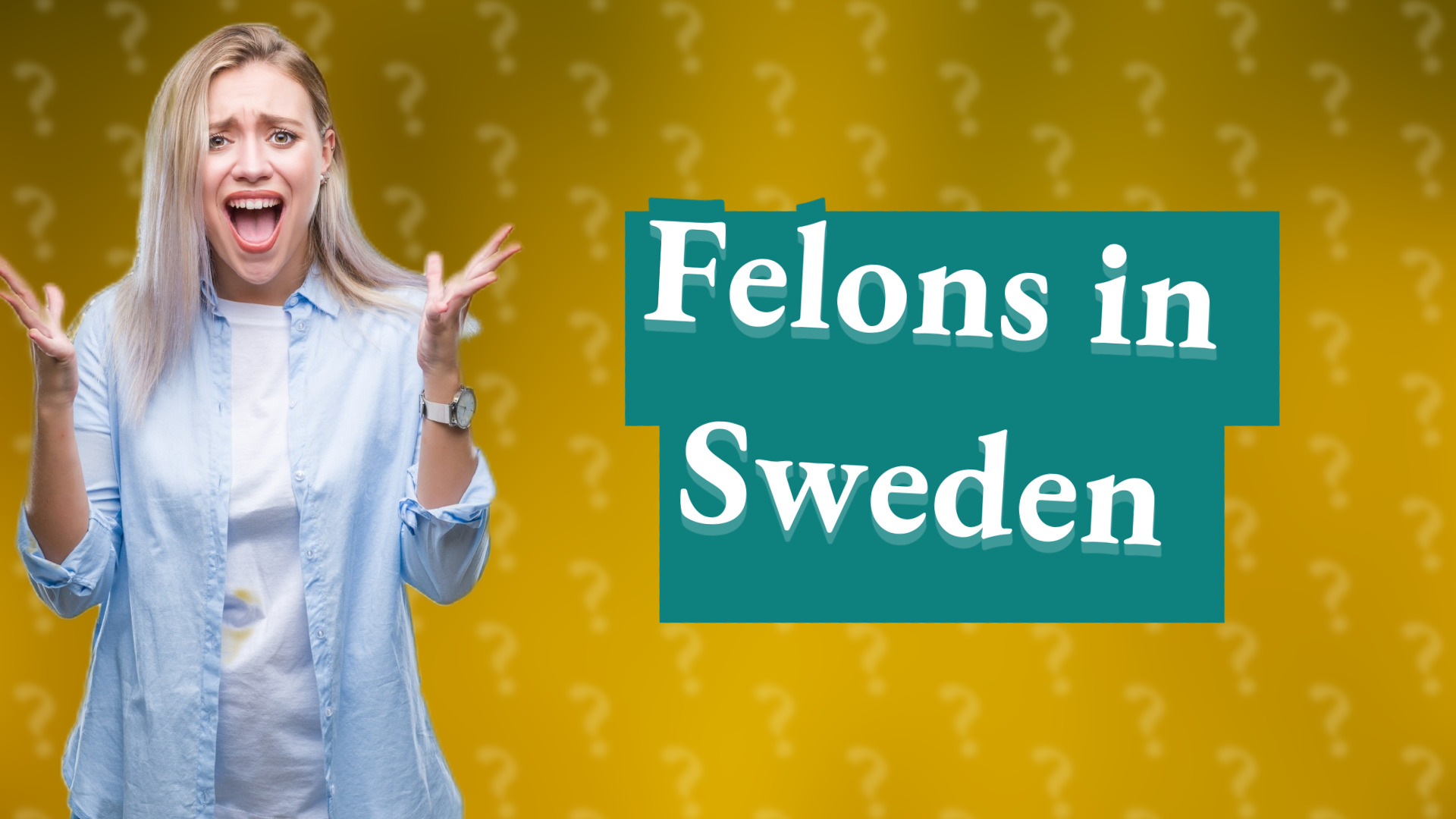 Felons in Sweden