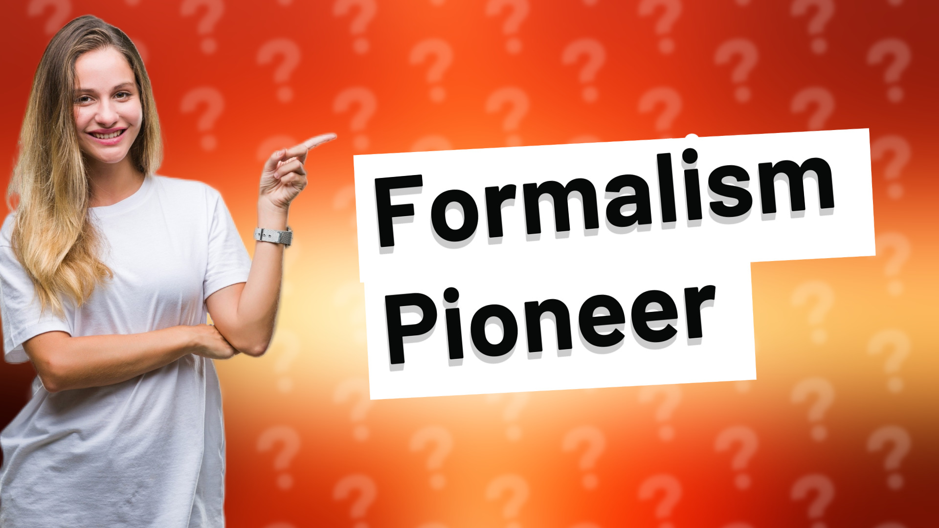Formalism Pioneer