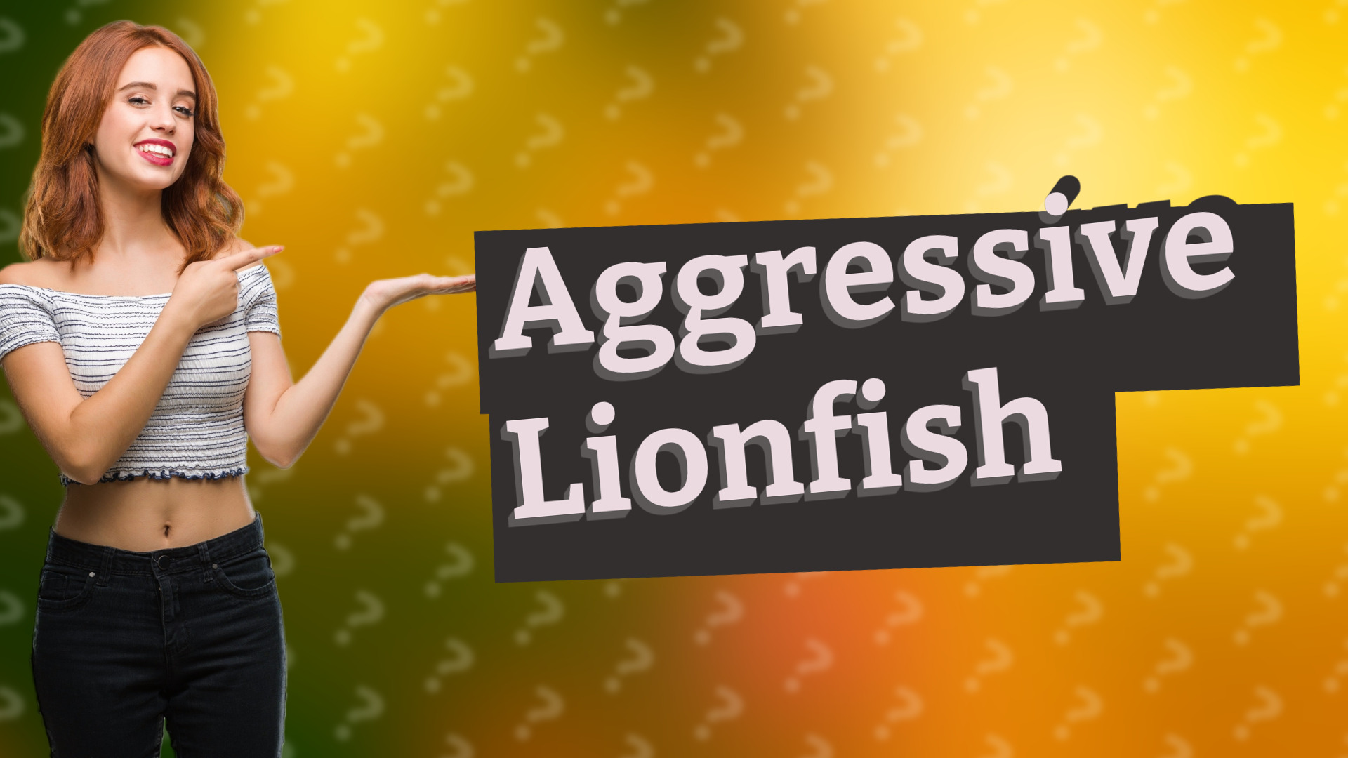 Aggressive Lionfish