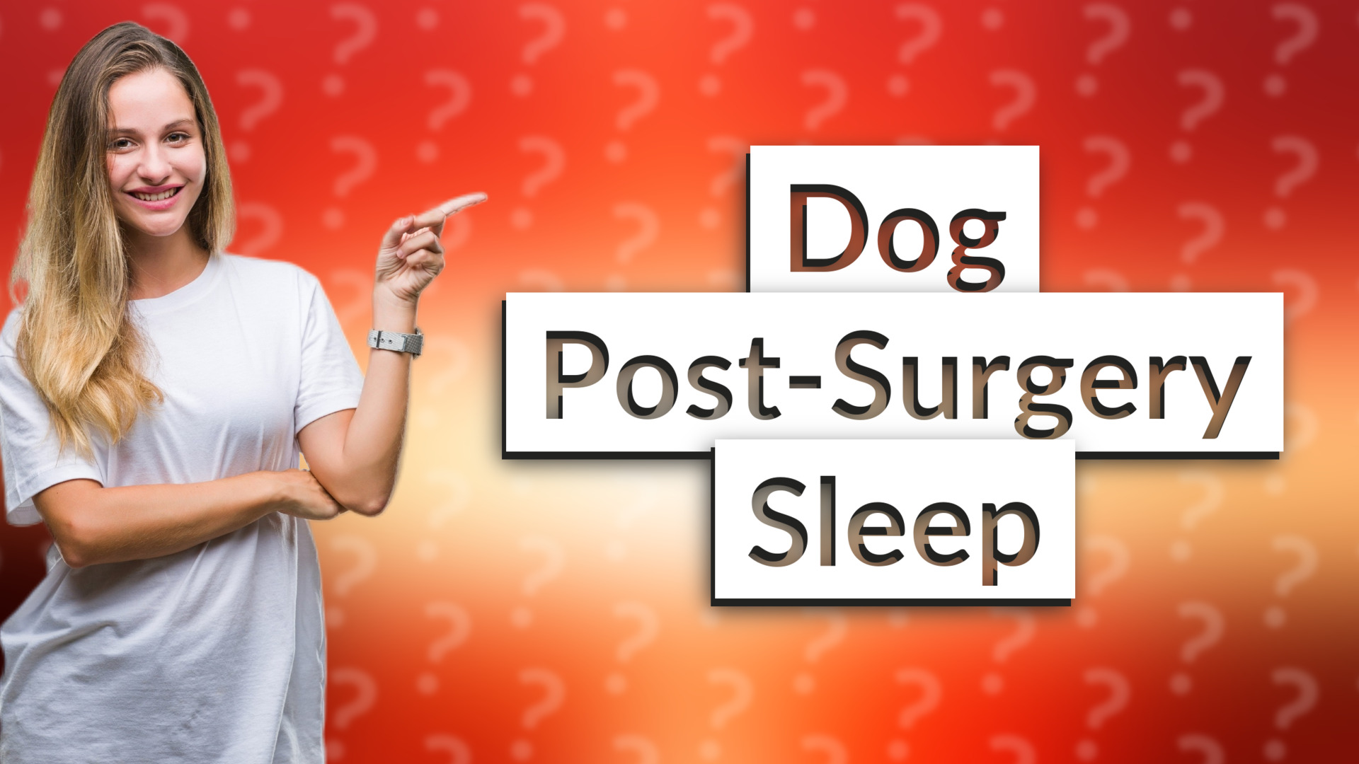 Dog Post-Surgery Sleep