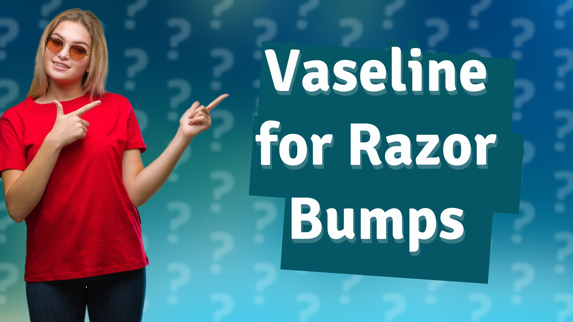 Vaseline for Razor Bumps