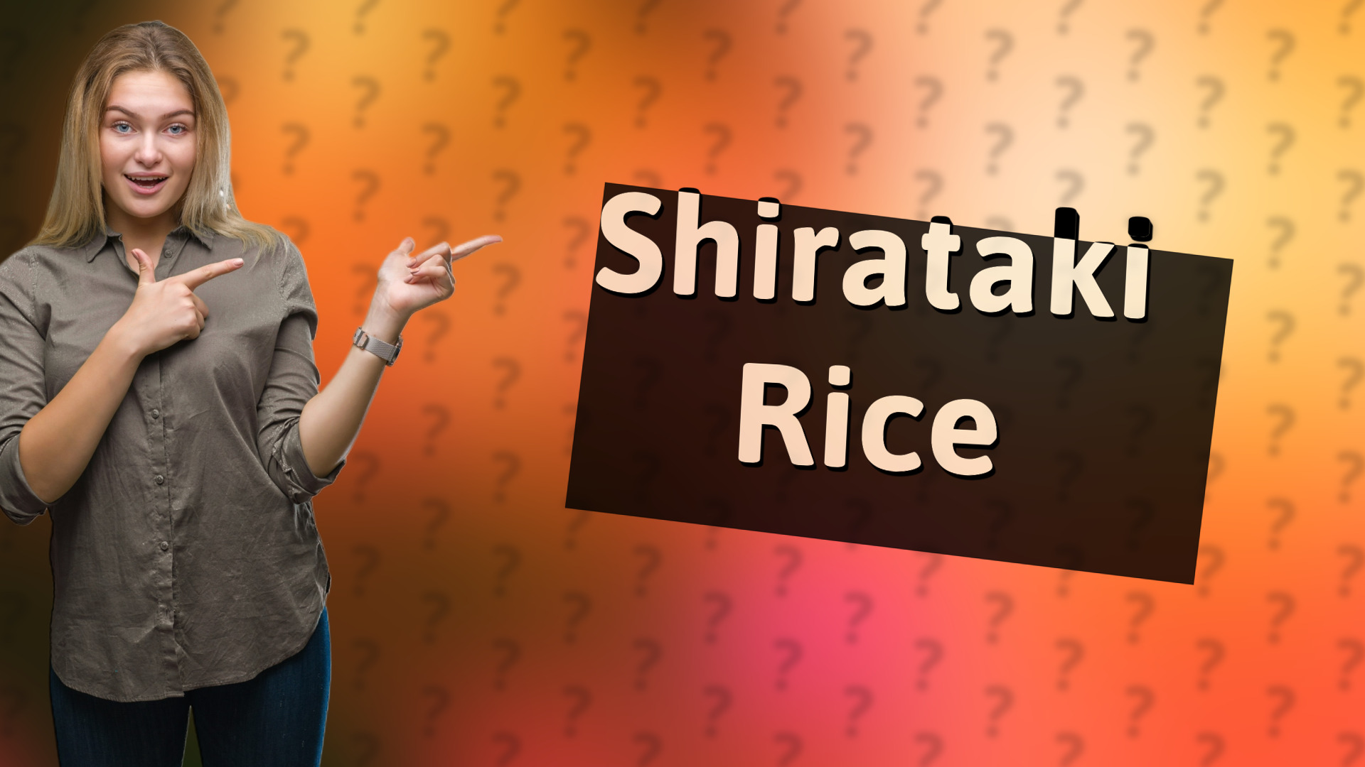 Shirataki Rice