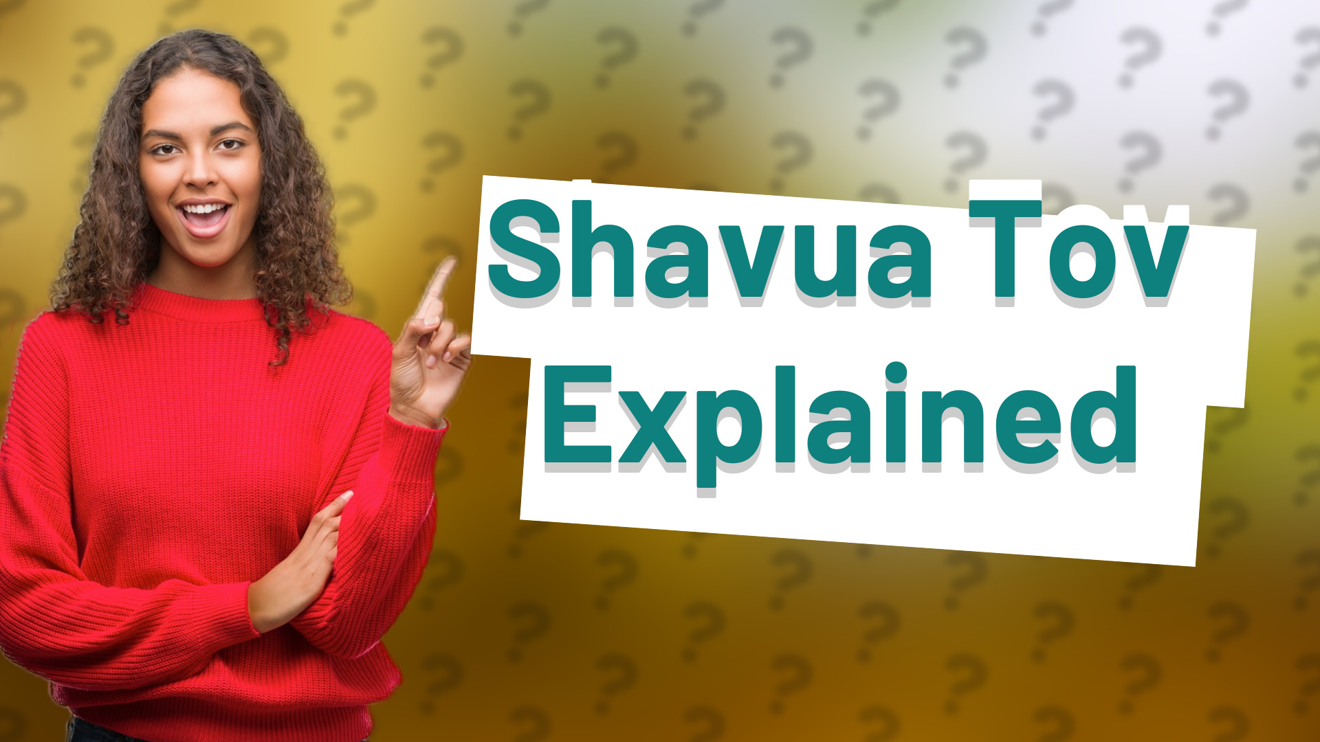 Shavua Tov Explained