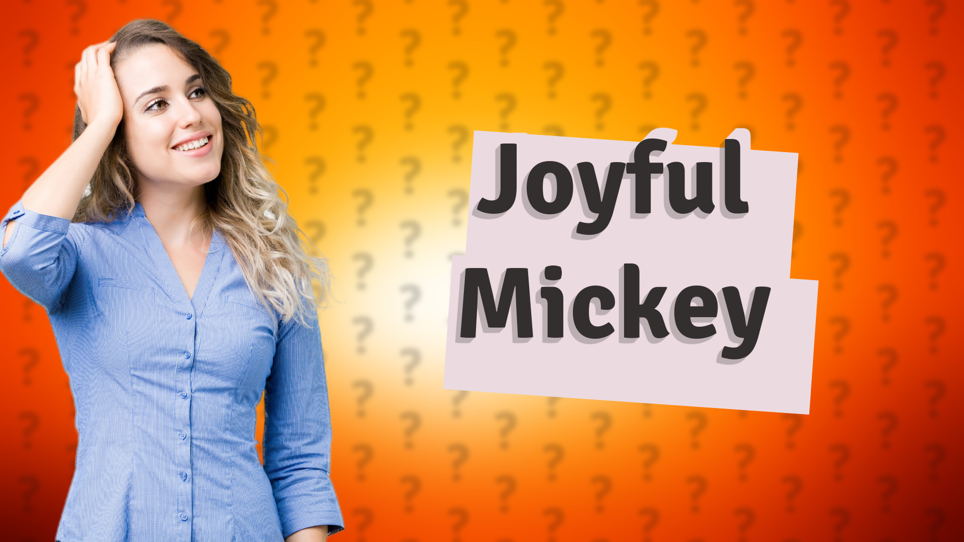 Joyful Mickey