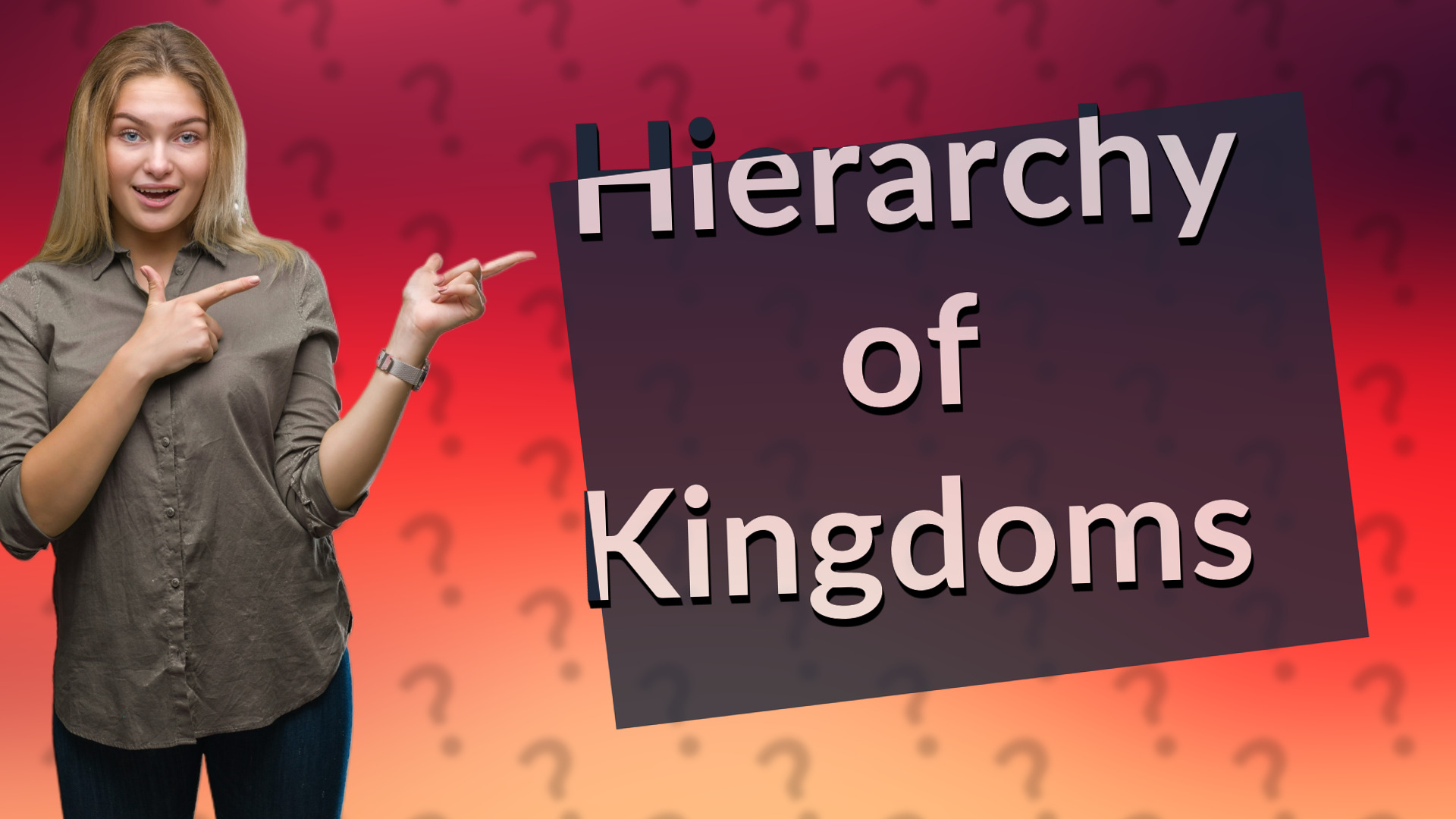 Hierarchy of Kingdoms