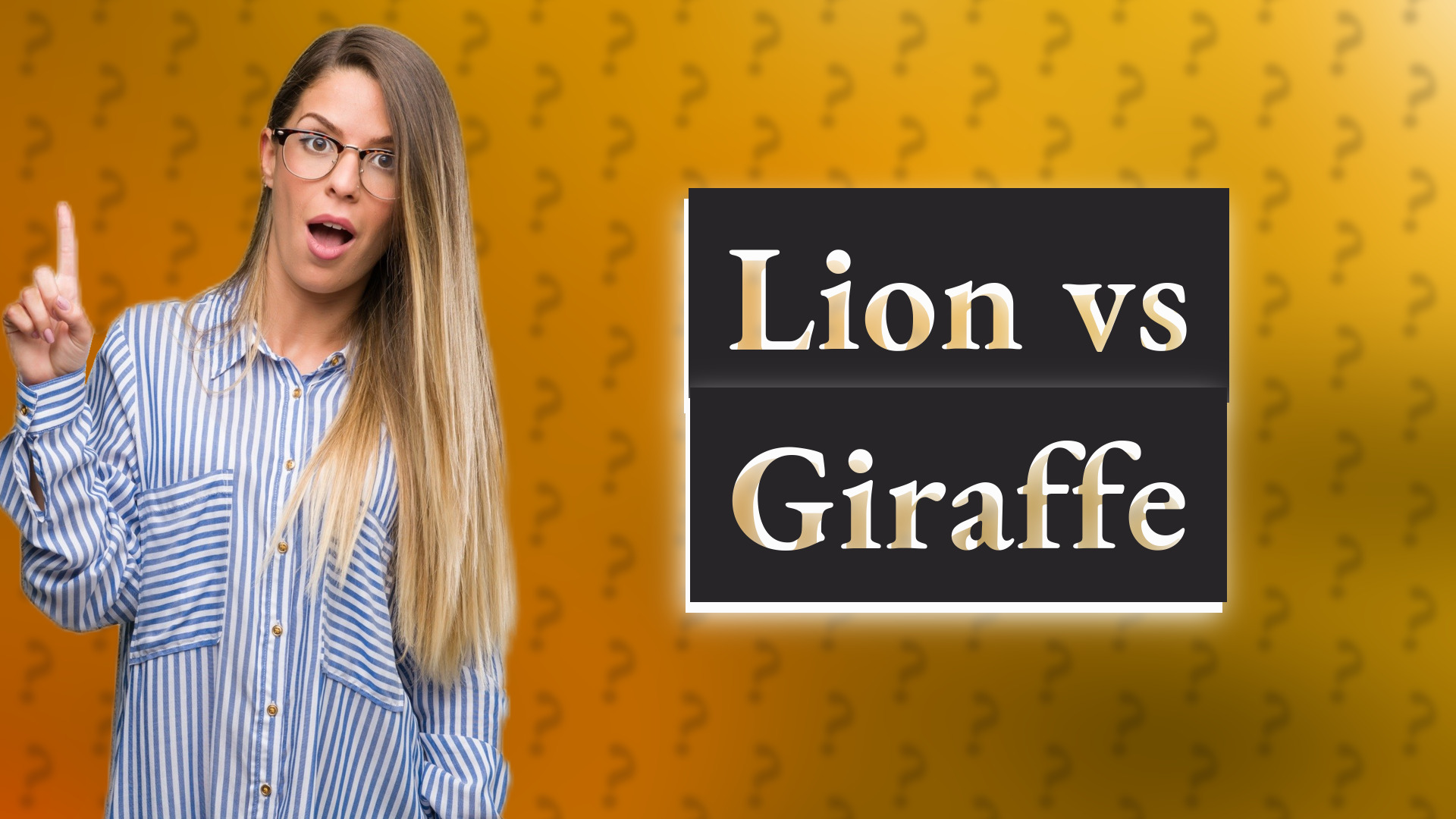 Lion vs Giraffe