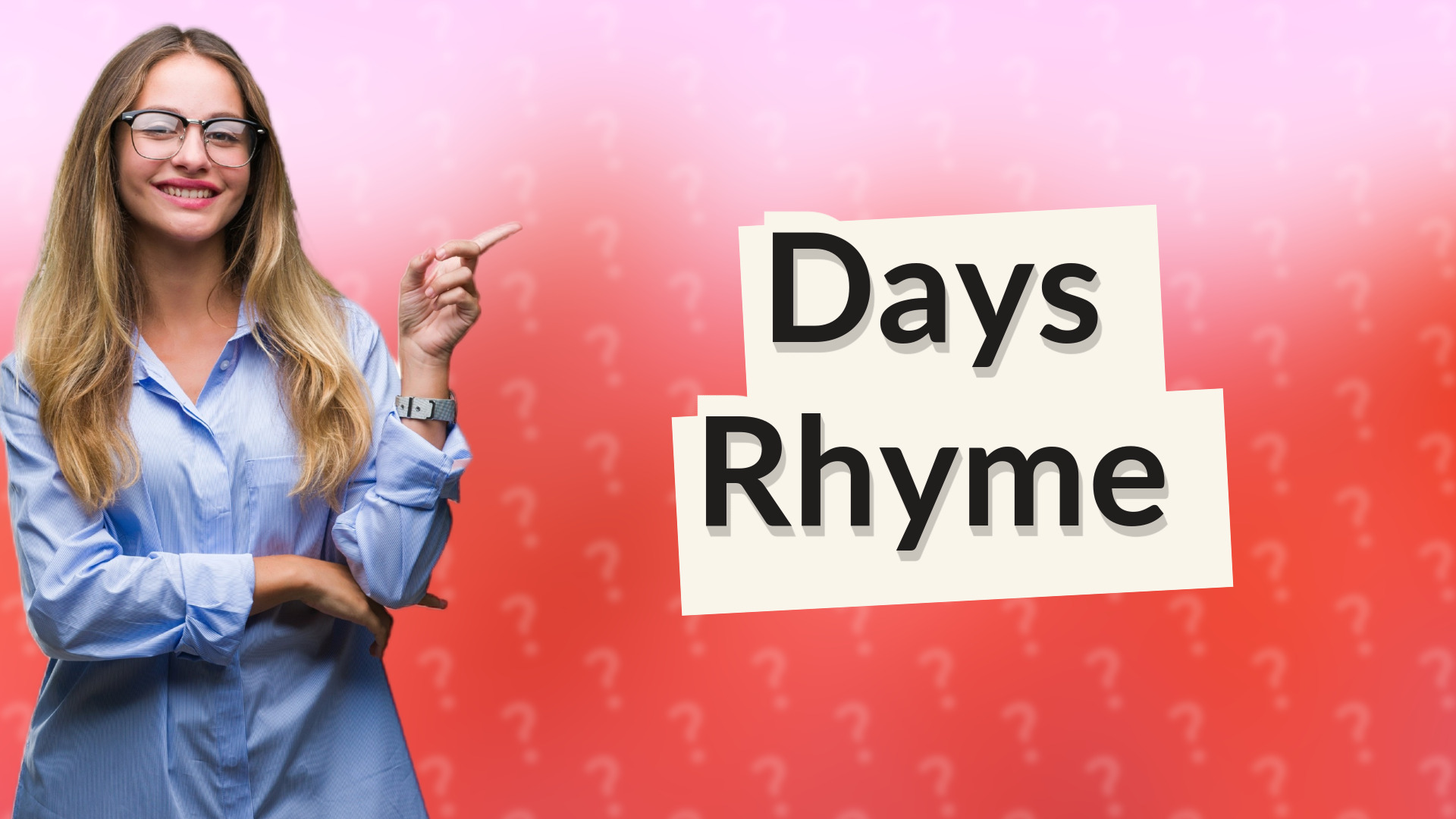 Days Rhyme