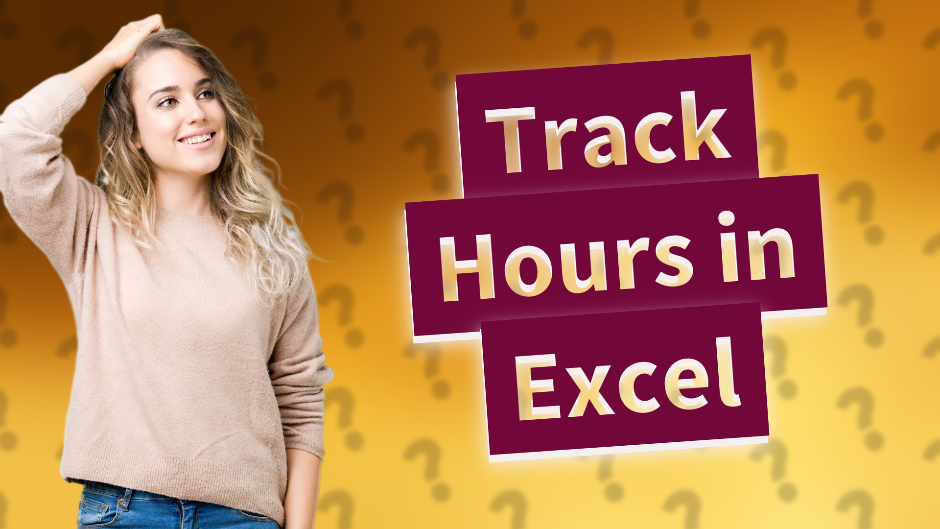 Track Hours in Excel