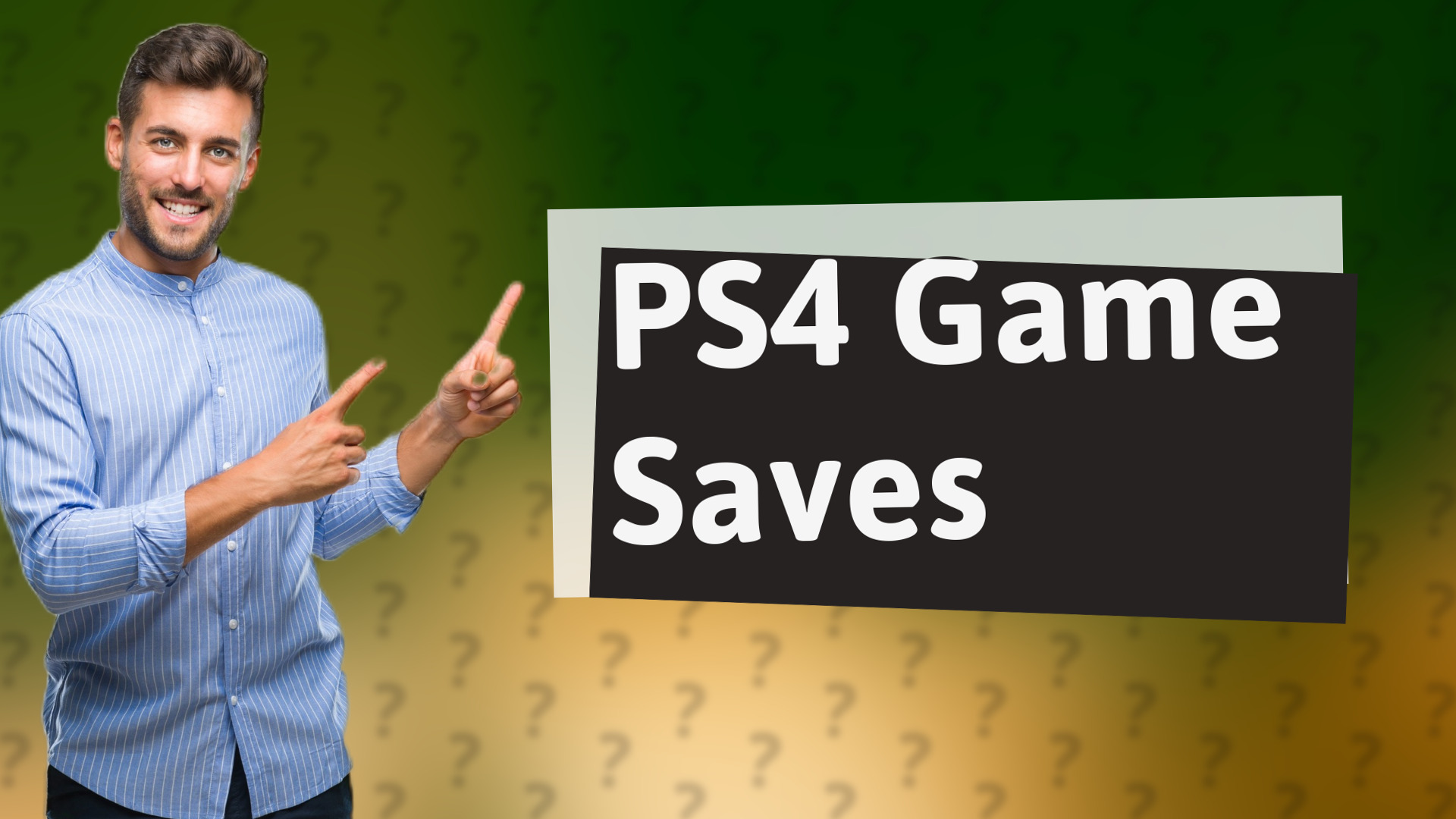 PS4 Game Saves