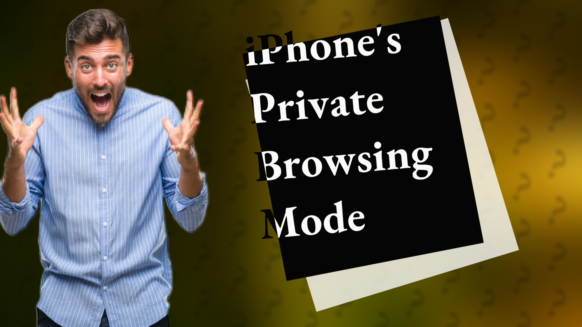 iPhone's Private Browsing Mode