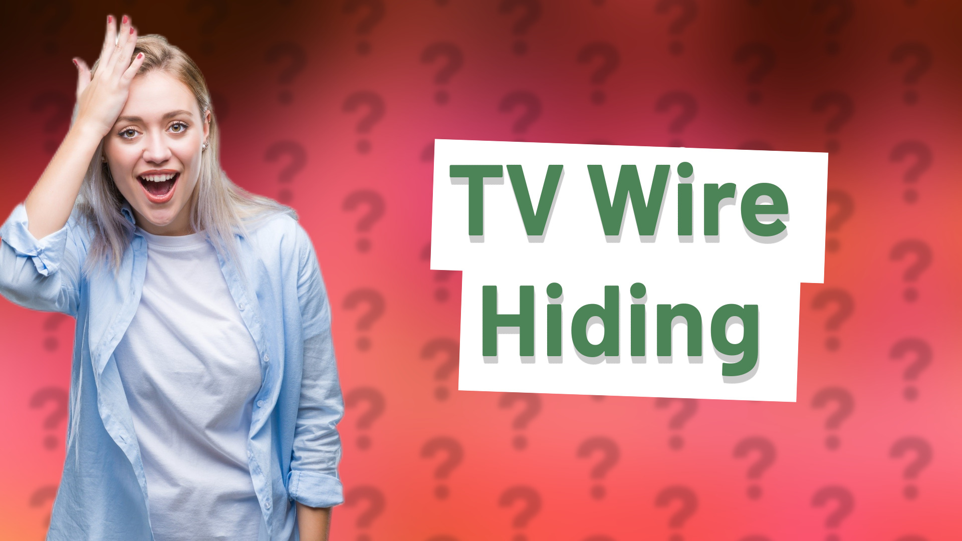 TV Wire Hiding