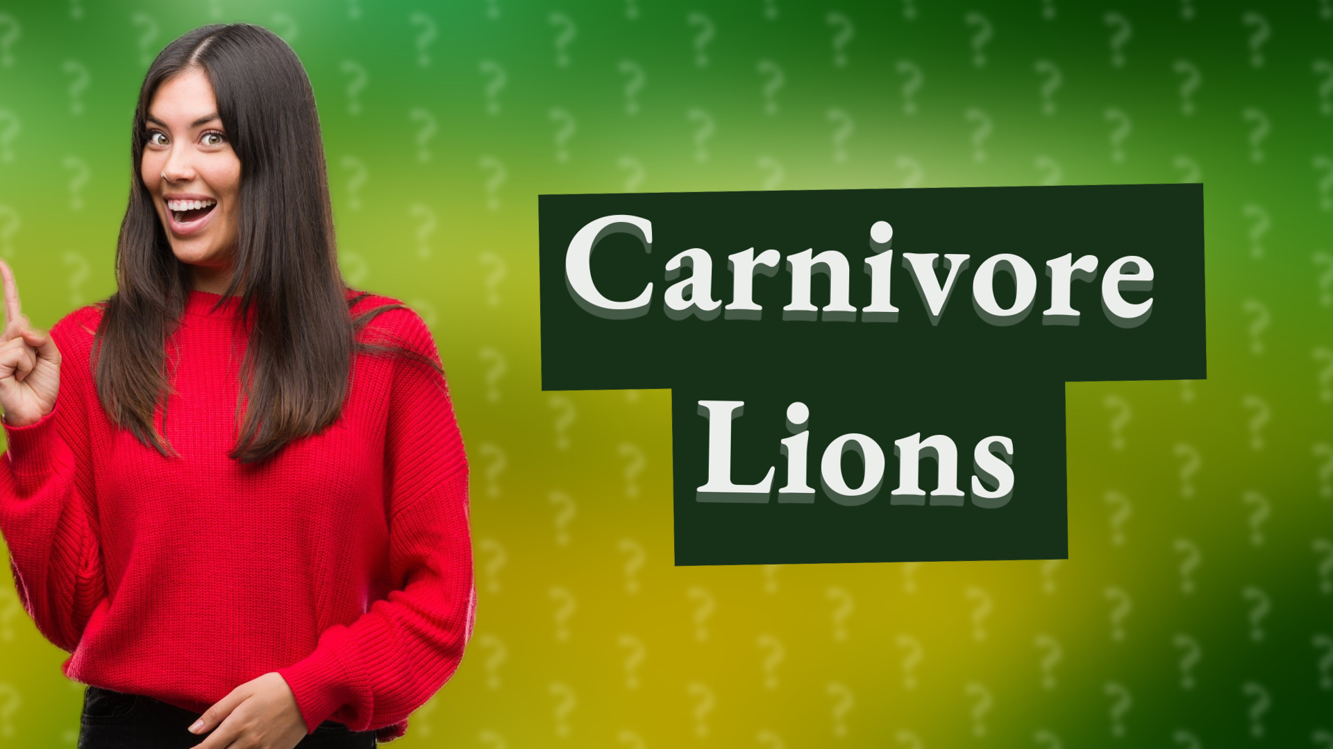 Carnivore Lions