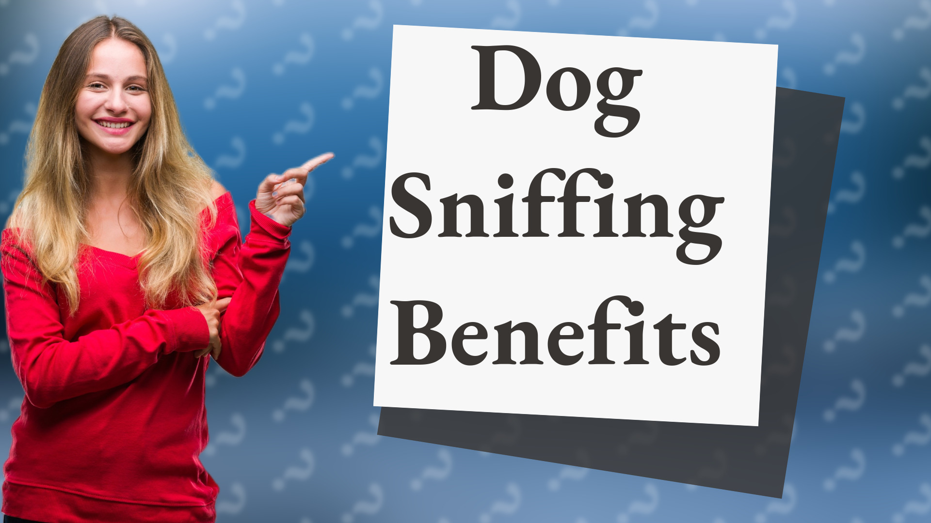 Dog Sniffing Benefits