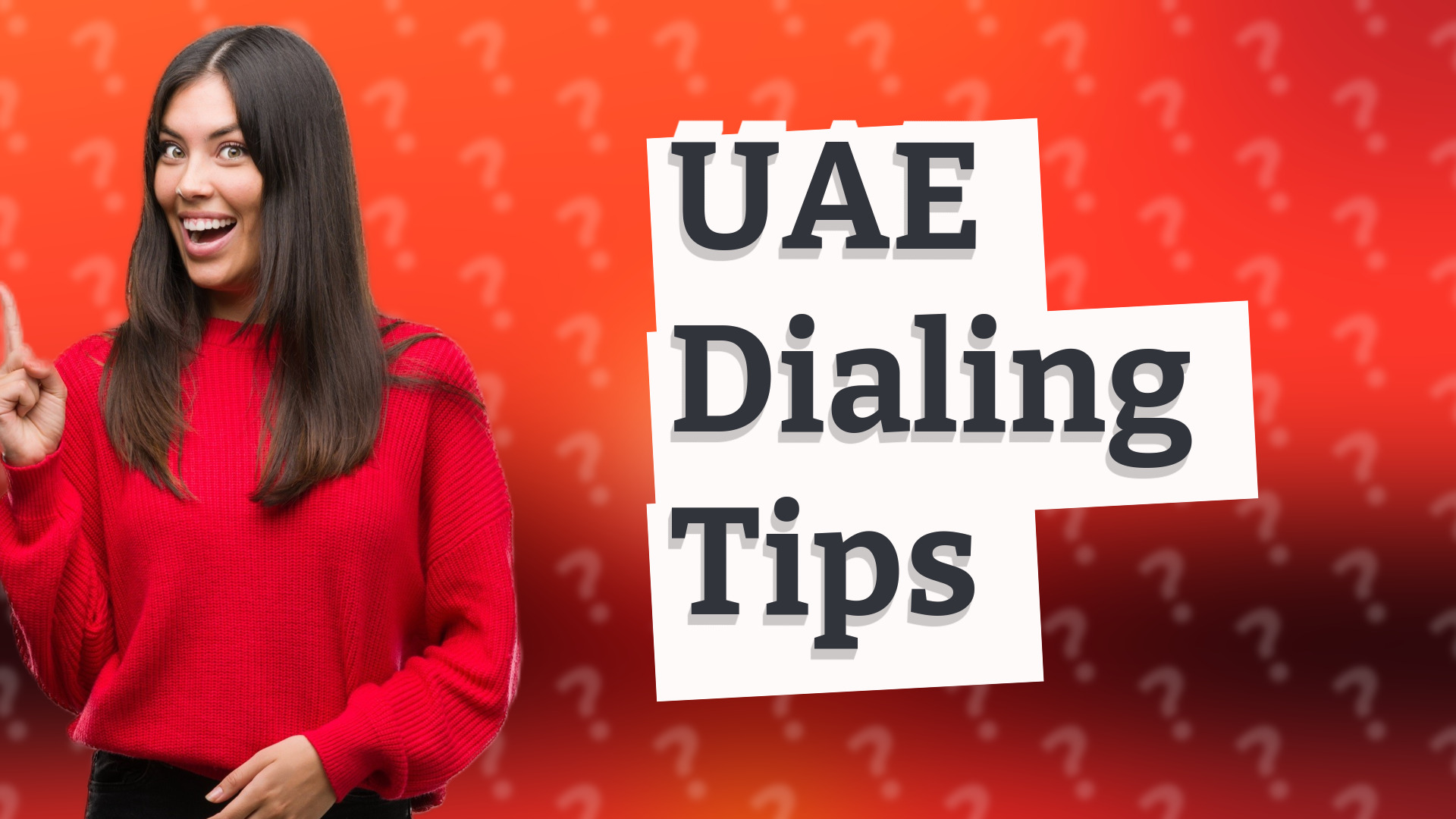 UAE Dialing Tips