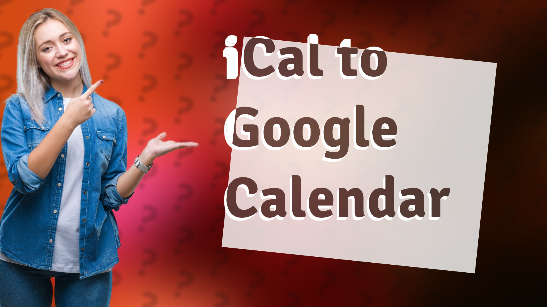 iCal to Google Calendar