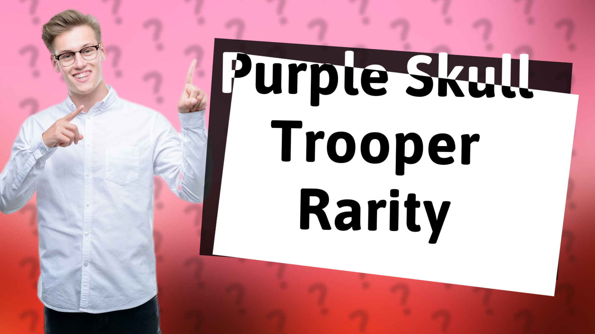 Purple Skull Trooper Rarity
