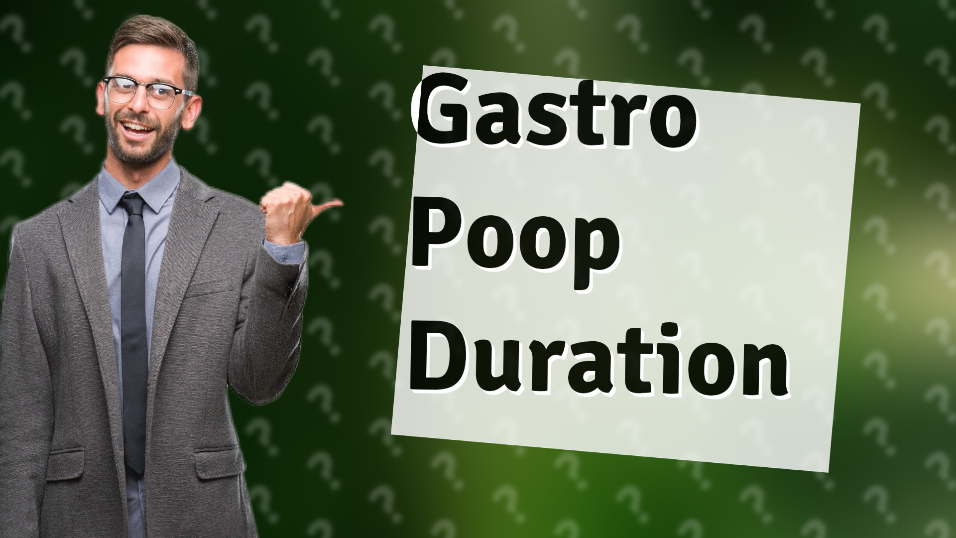 Gastro Poop Duration
