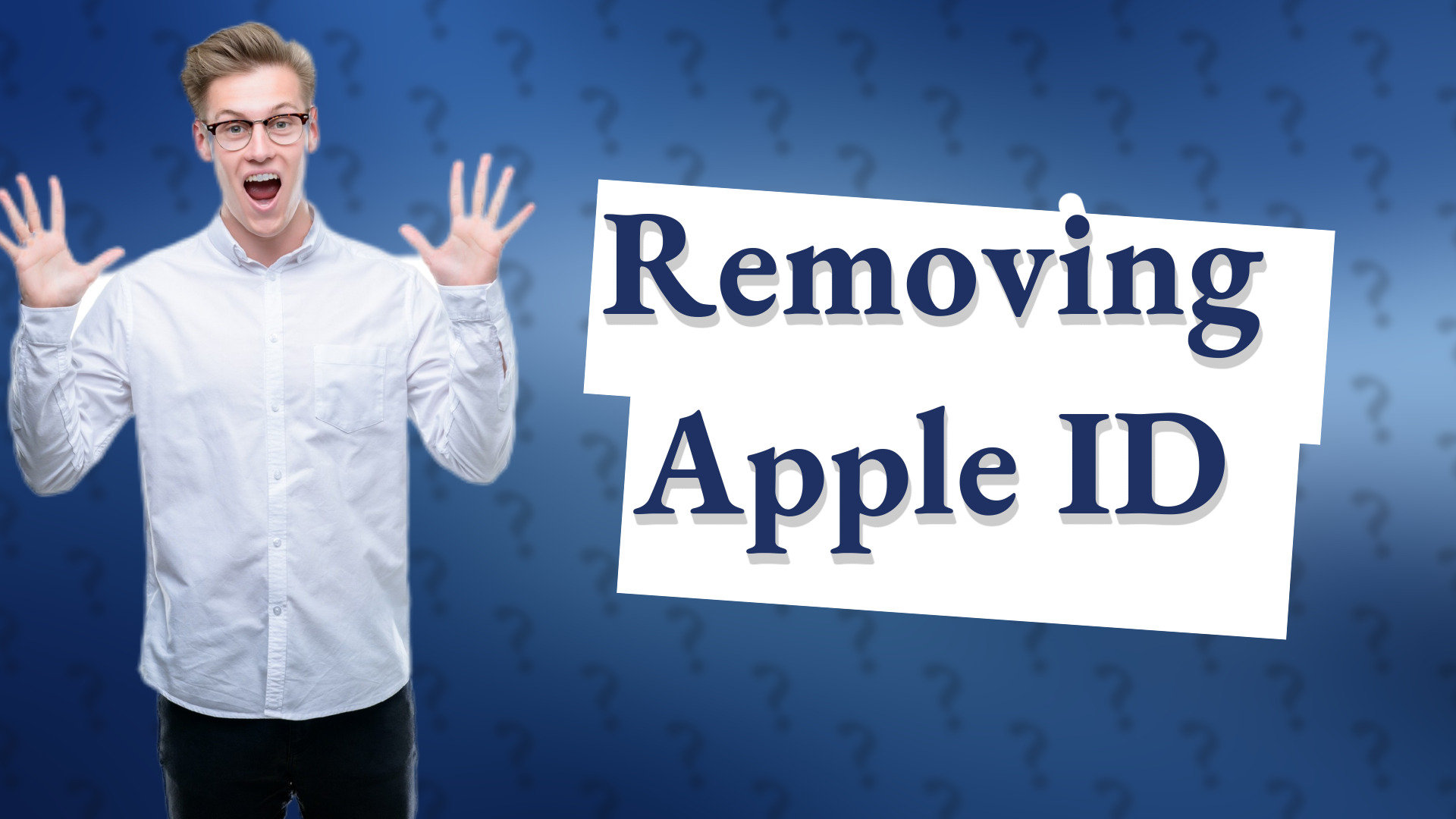 Removing Apple ID