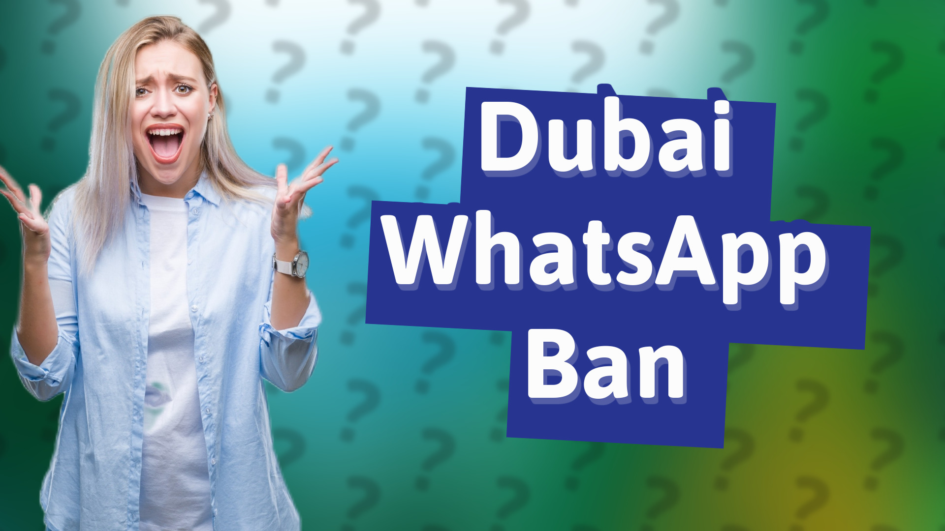 Dubai WhatsApp Ban