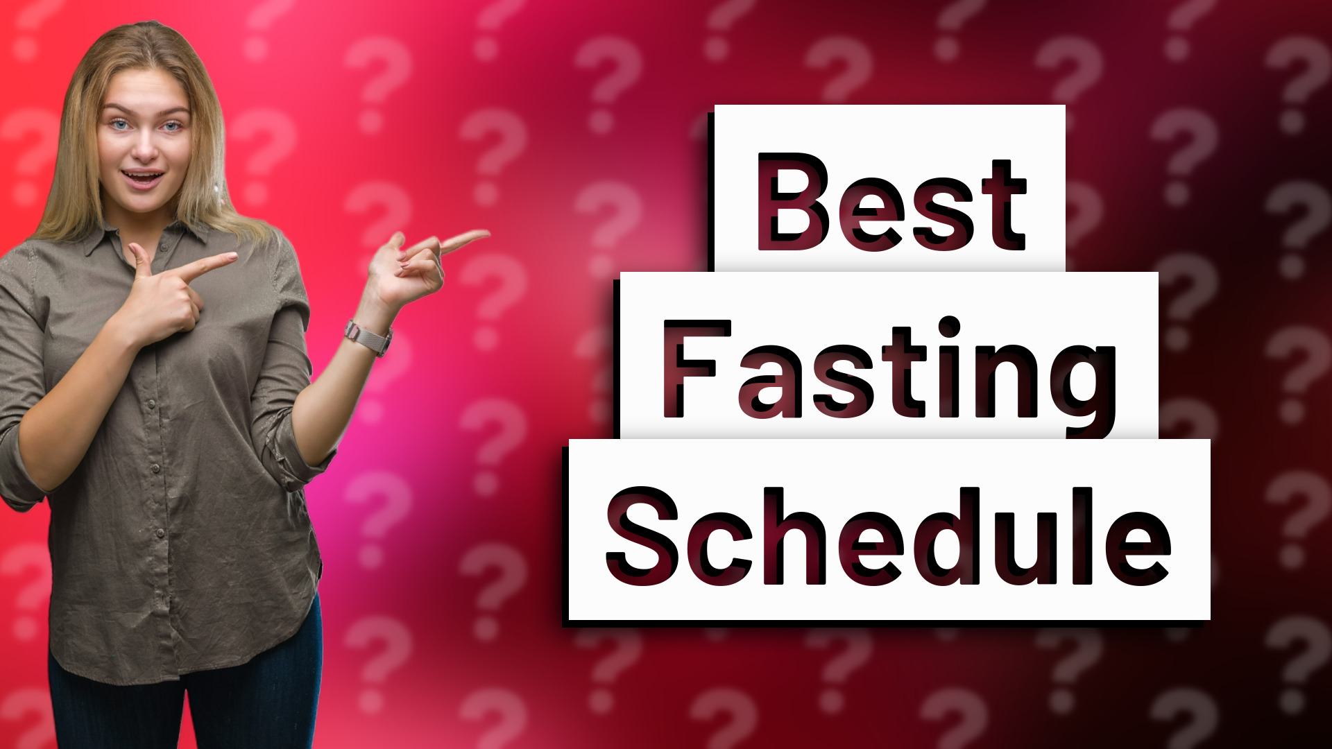 Best Fasting Schedule