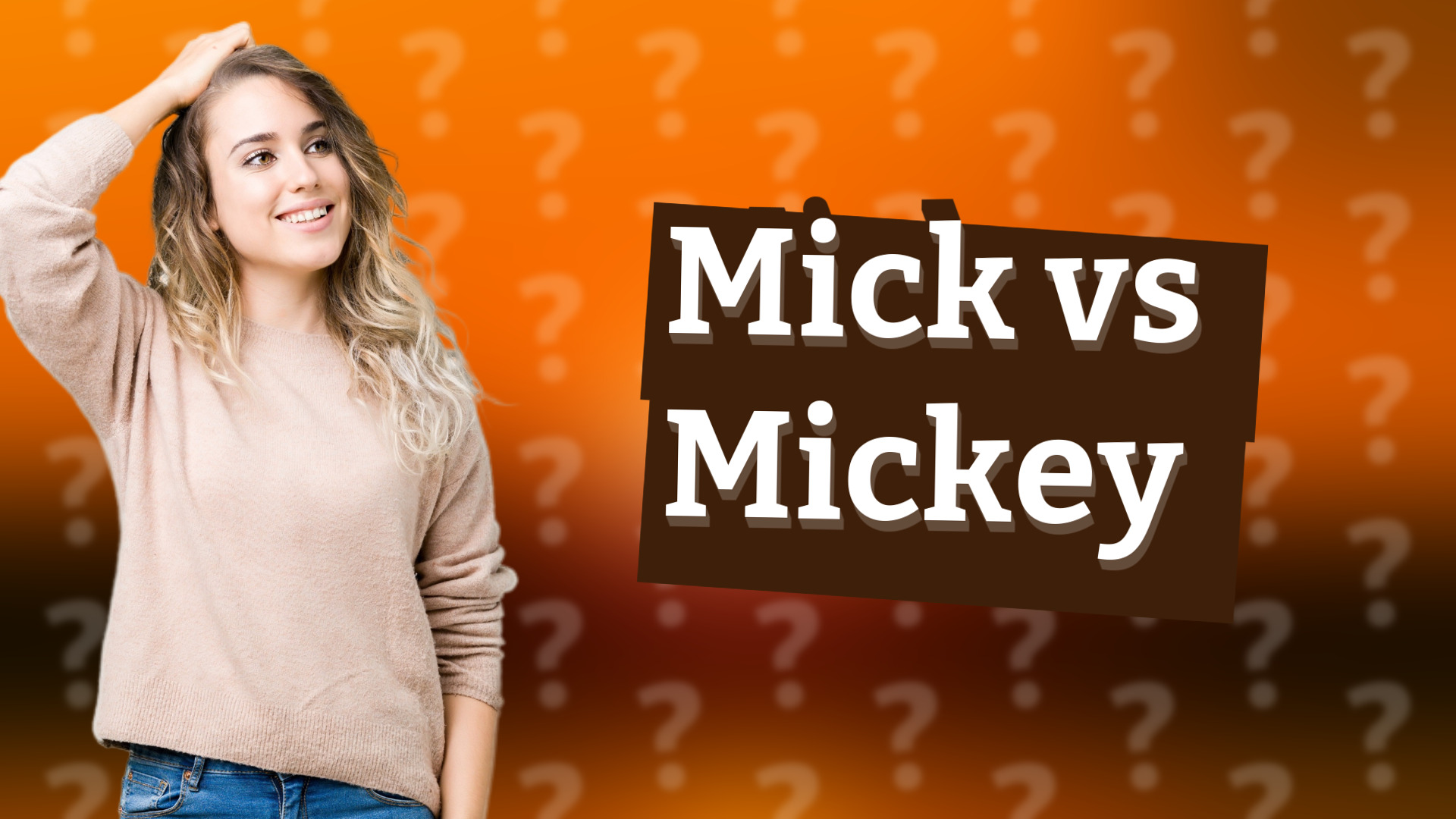 Mick vs Mickey