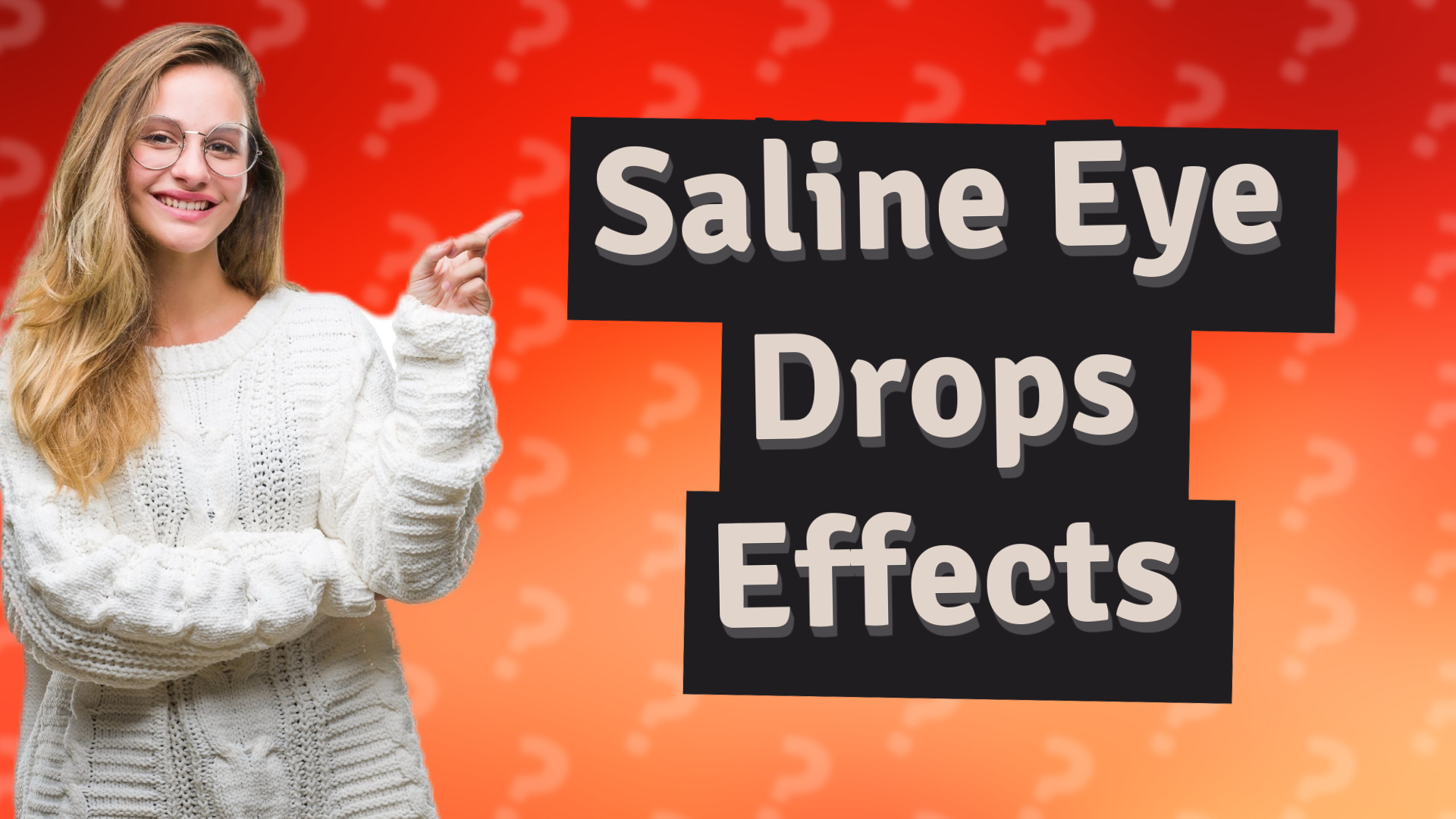 Saline Eye Drops Effects