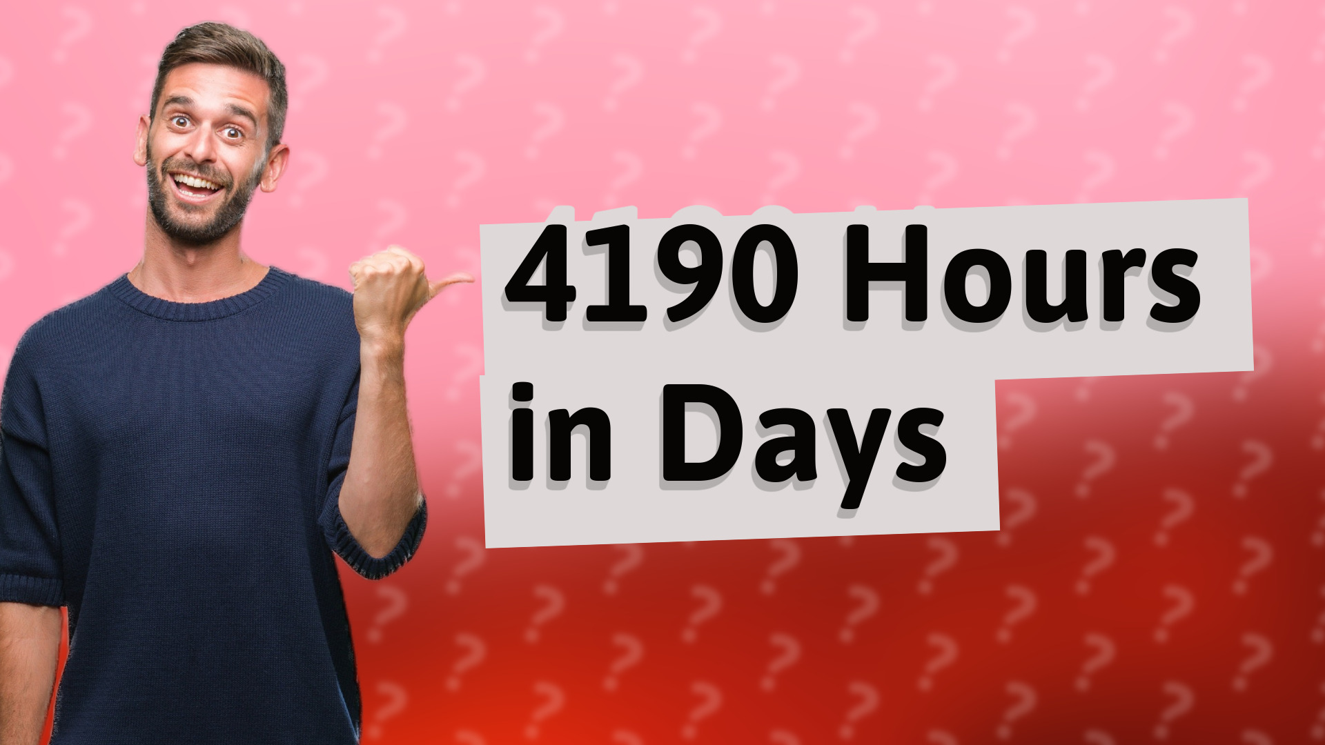 4190 Hours in Days