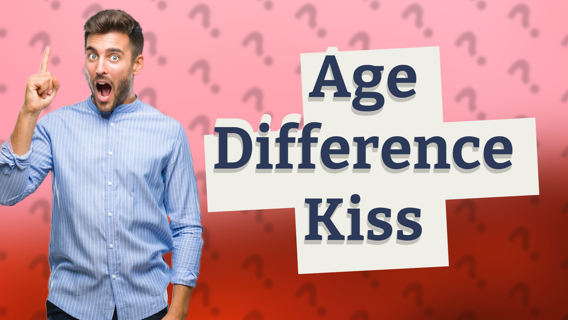 Age Difference Kiss