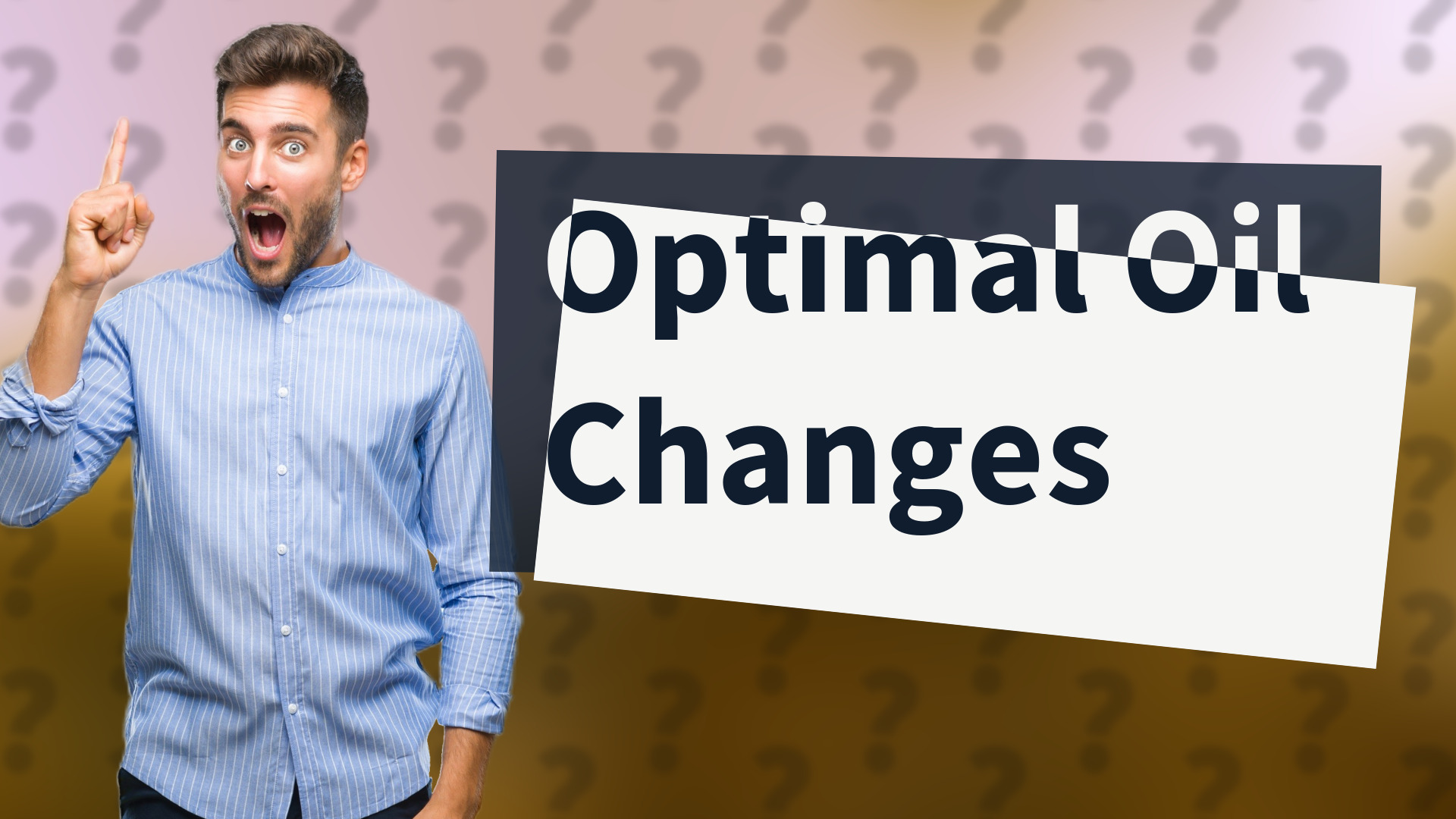 Optimal Oil Changes