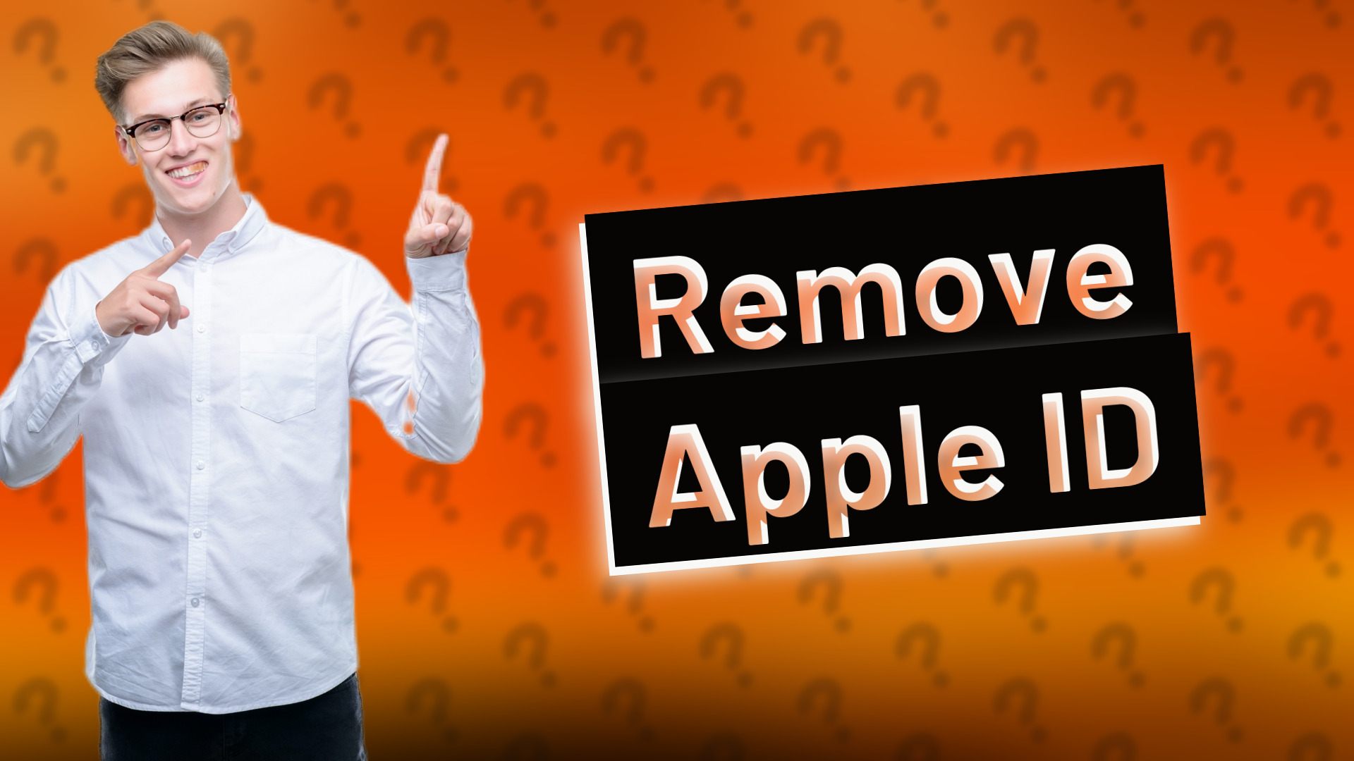 Remove Apple ID