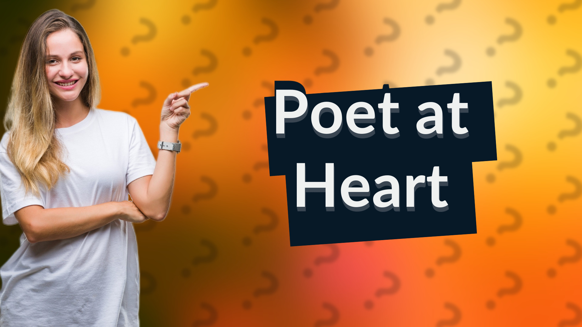 Poet at Heart