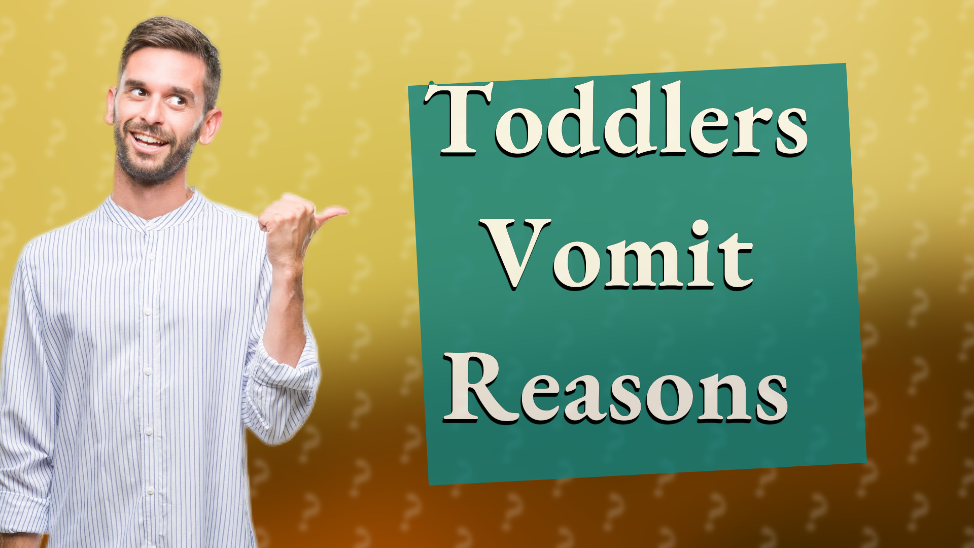 Toddlers Vomit Reasons