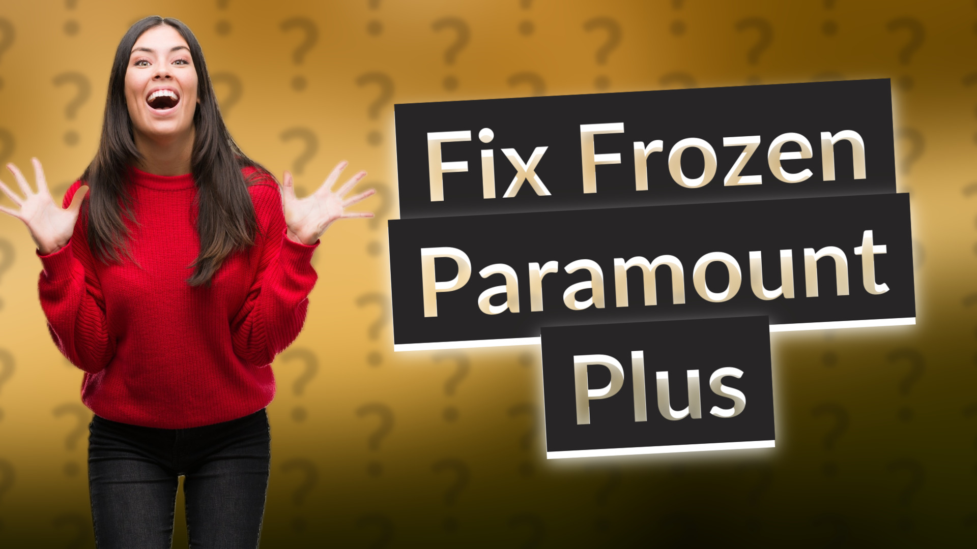 Fix Frozen Paramount Plus