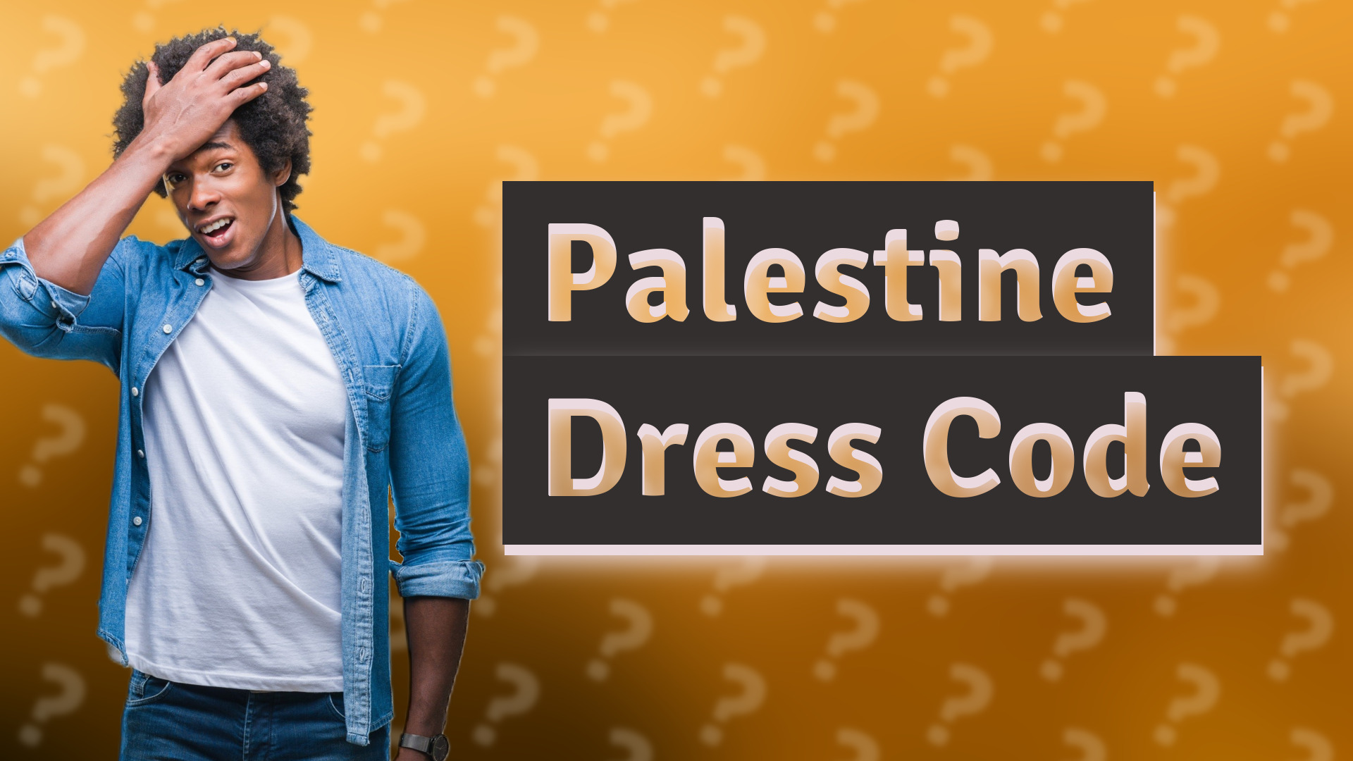 Palestine Dress Code