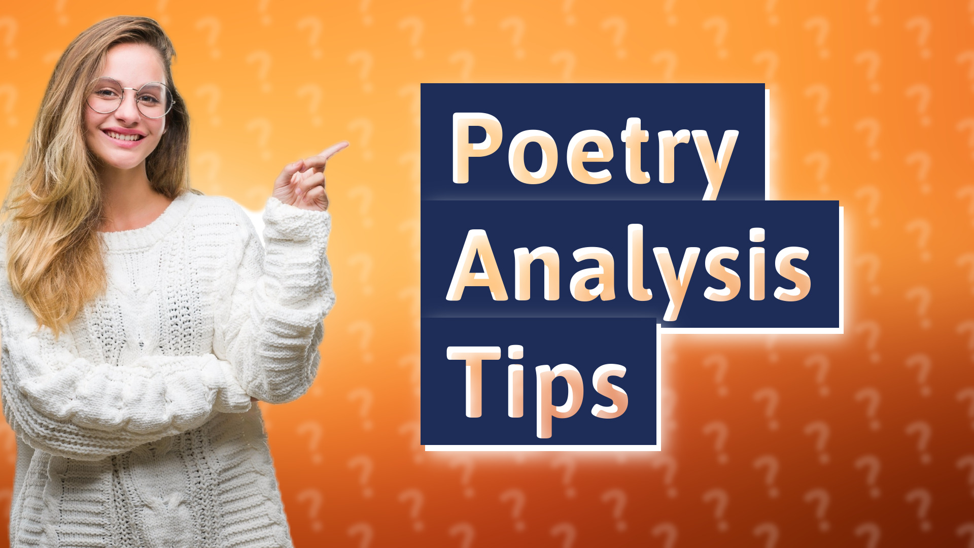 Poetry Analysis Tips