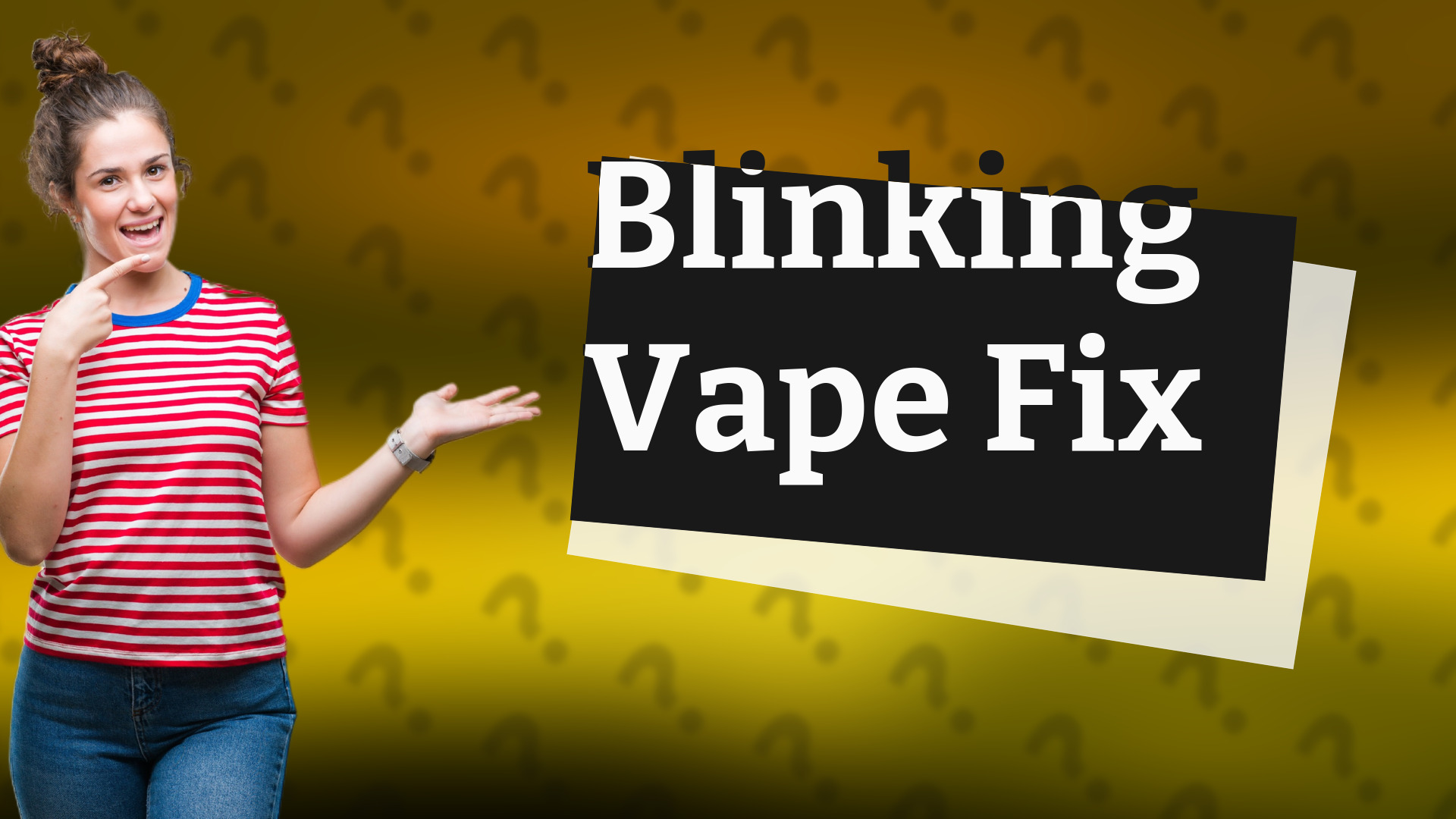 Blinking Vape Fix