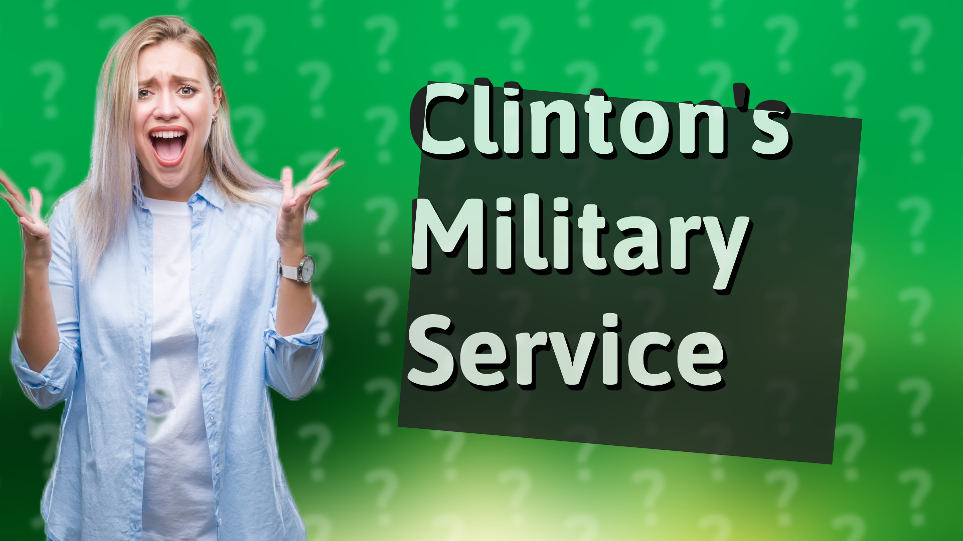 Clinton's Military Service