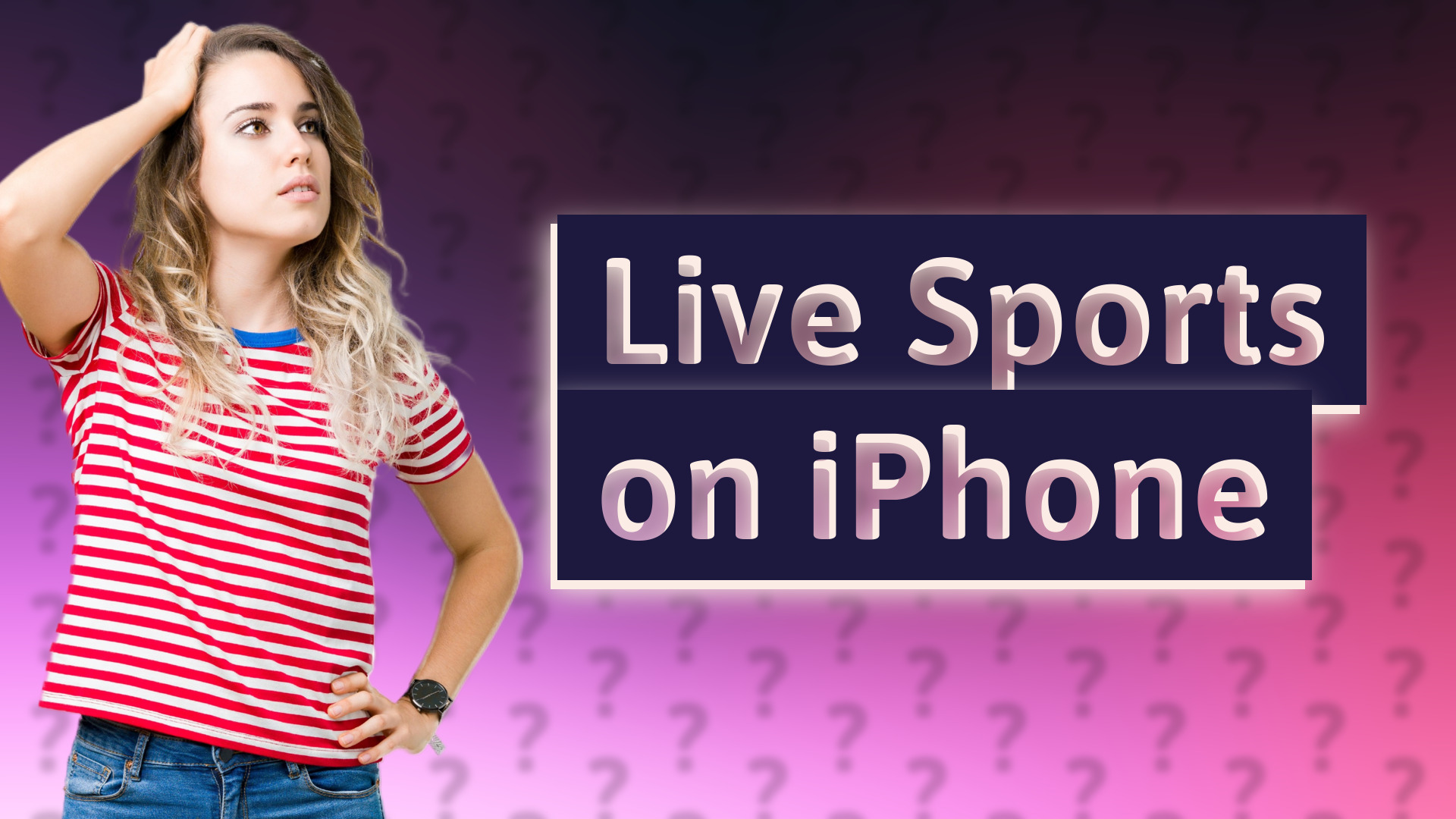 Live Sports on iPhone