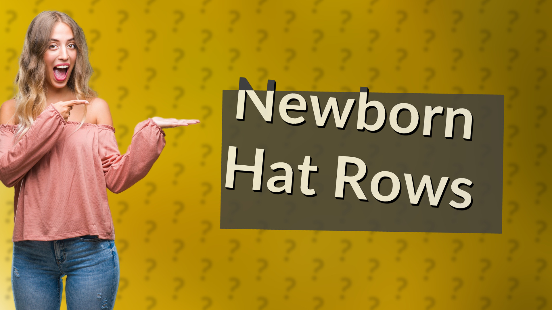 Newborn Hat Rows