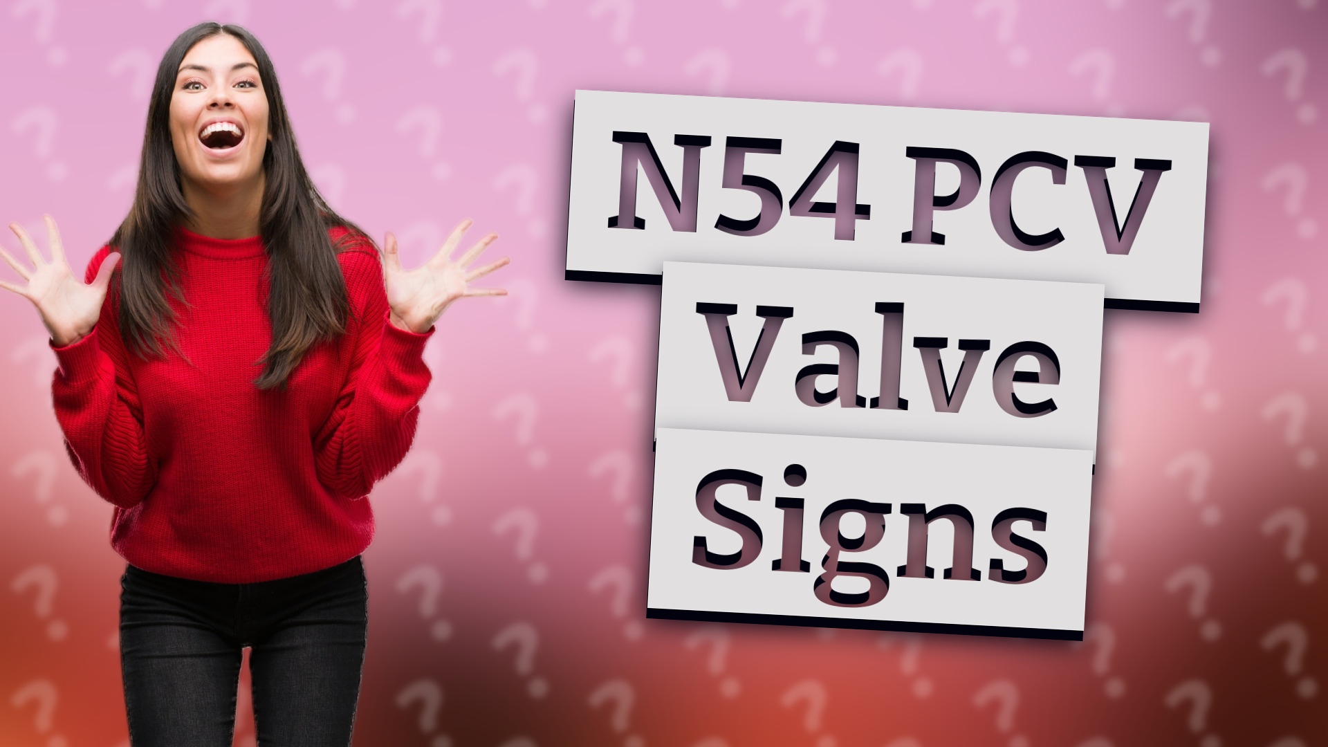 N54 PCV Valve Signs