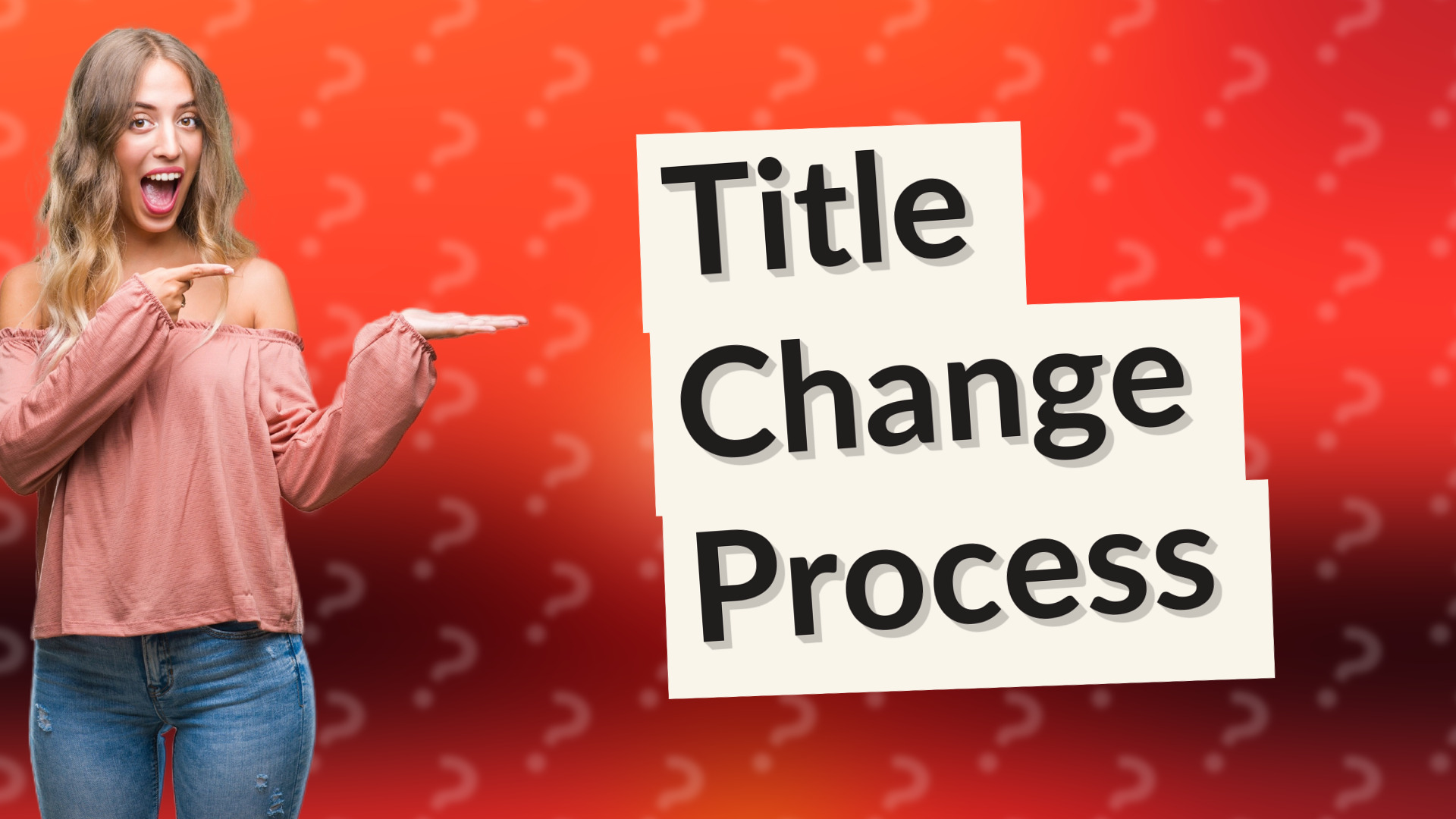 Title Change Process