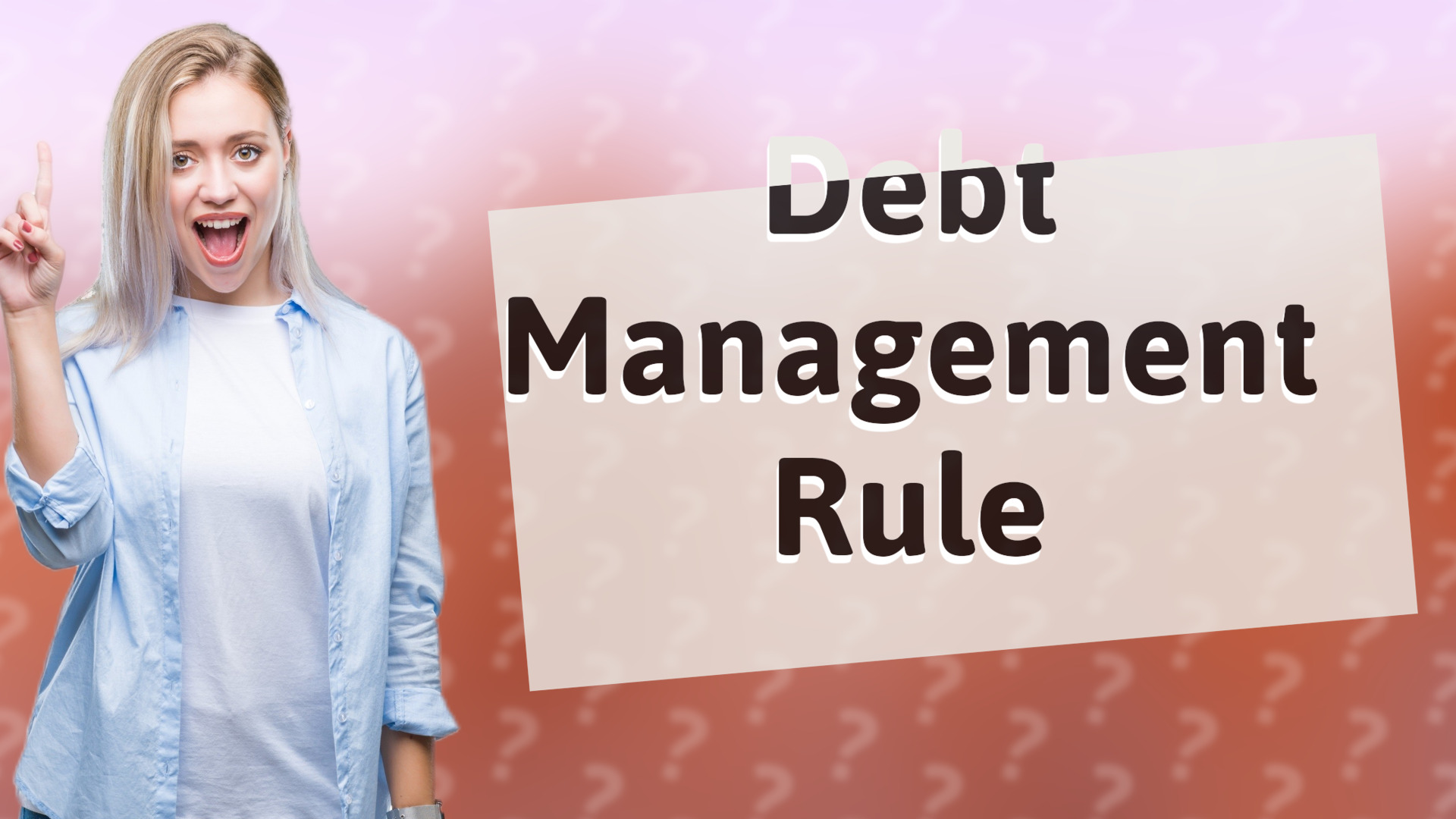 Debt Management Rule