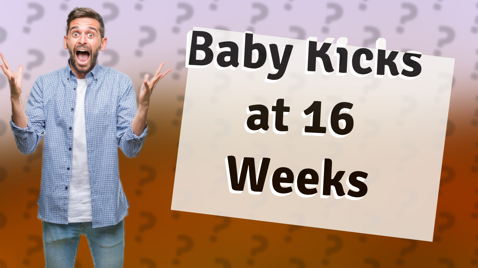 Baby Kicks at 16 Weeks