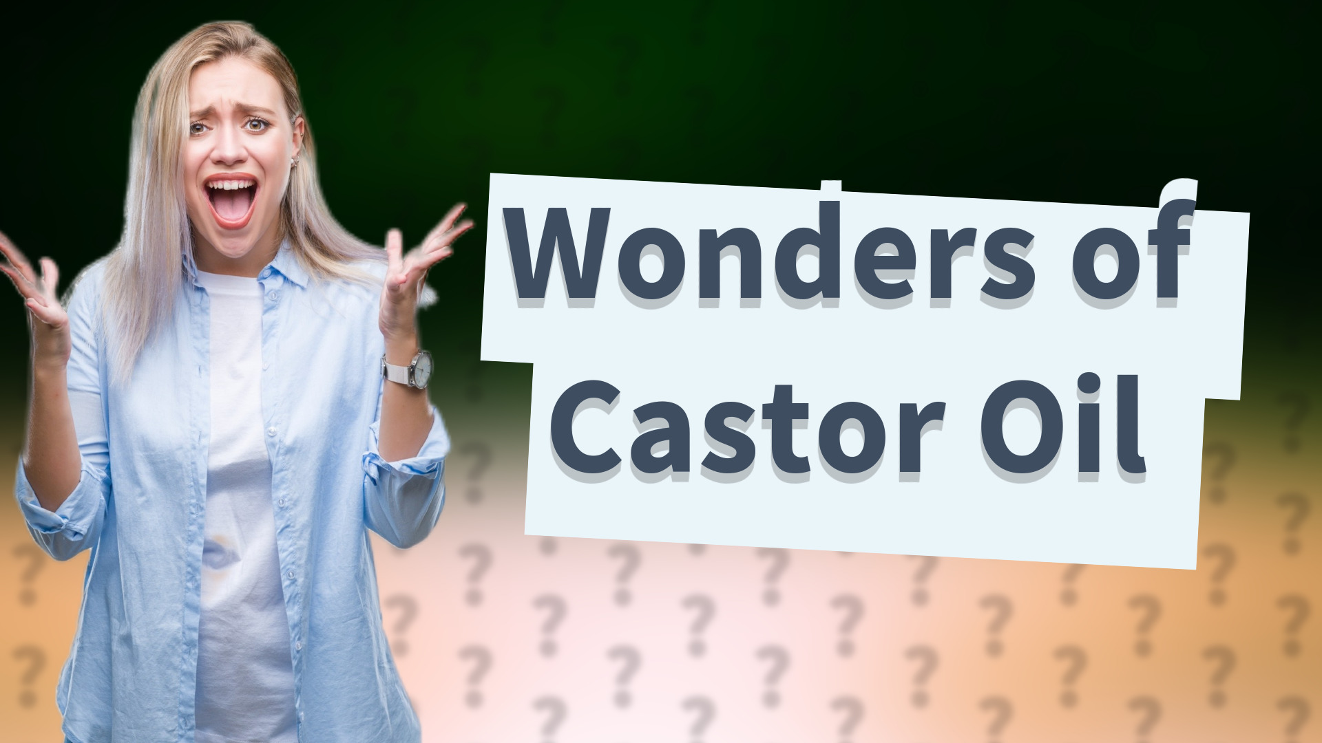Wonders of Castor Oil