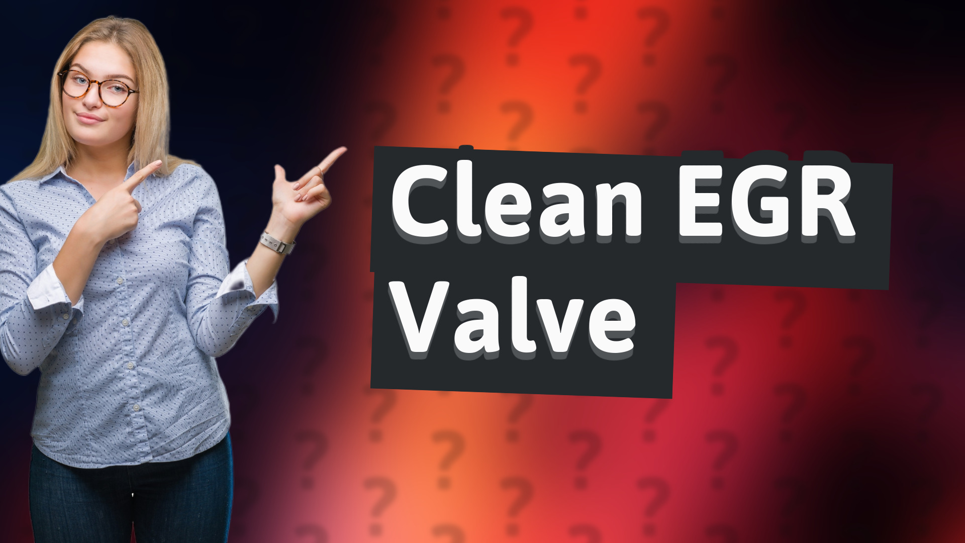 Clean EGR Valve