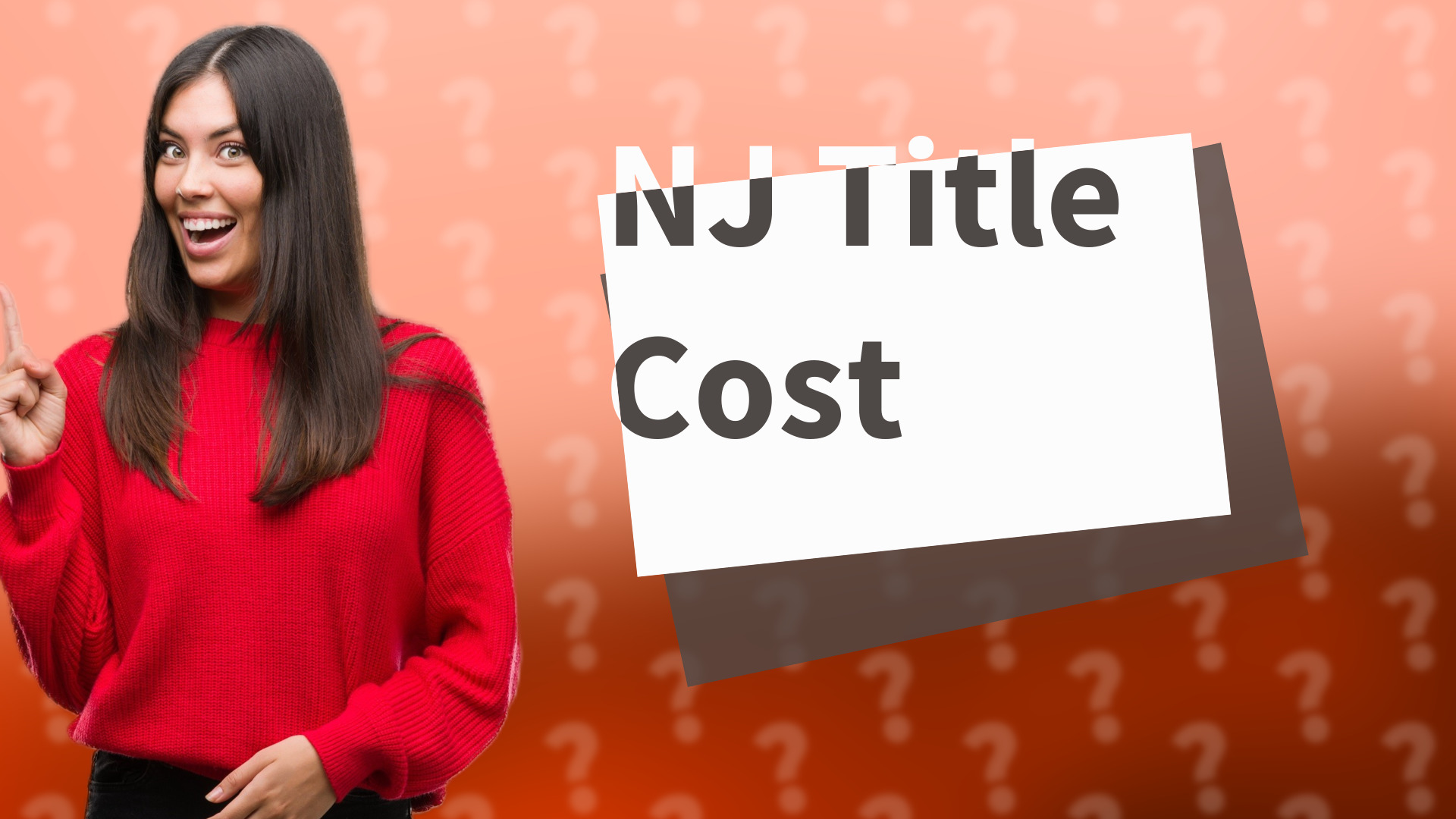 NJ Title Cost